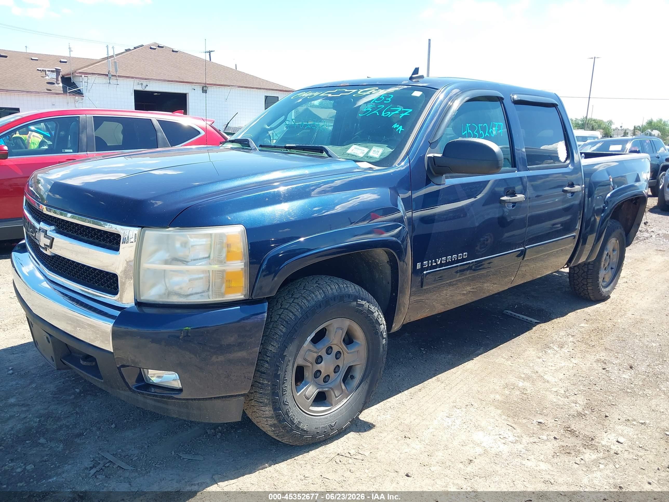 2007 Chevrolet Silverado 1500 Lt1 Blue vin: 2GCEK13M471512072