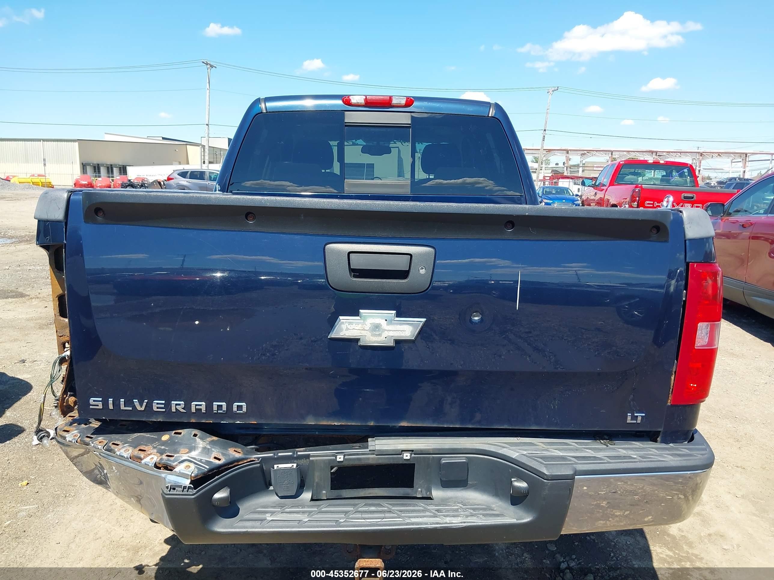 2007 Chevrolet Silverado 1500 Lt1 Blue vin: 2GCEK13M471512072