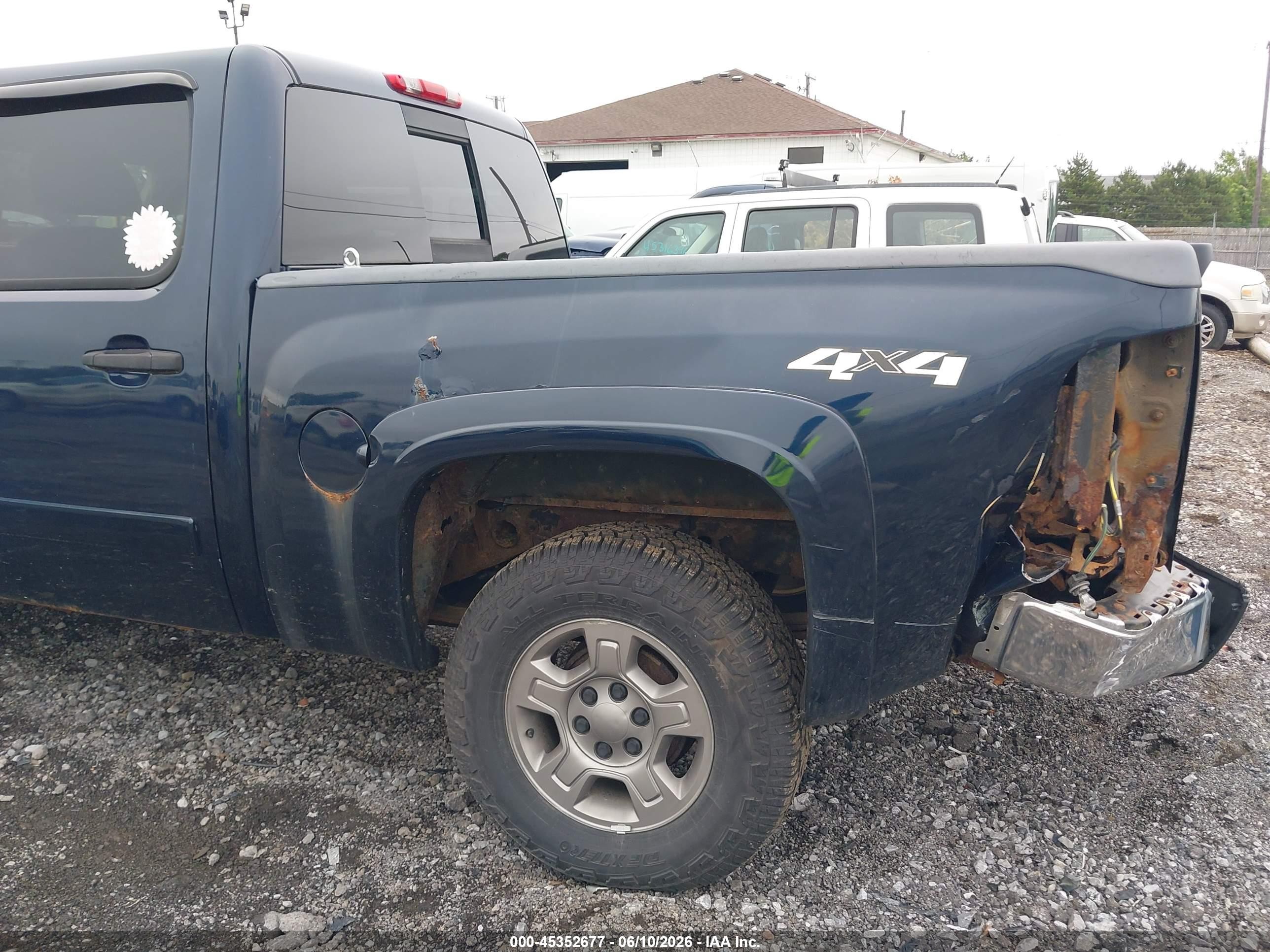 2007 Chevrolet Silverado 1500 Lt1 Blue vin: 2GCEK13M471512072