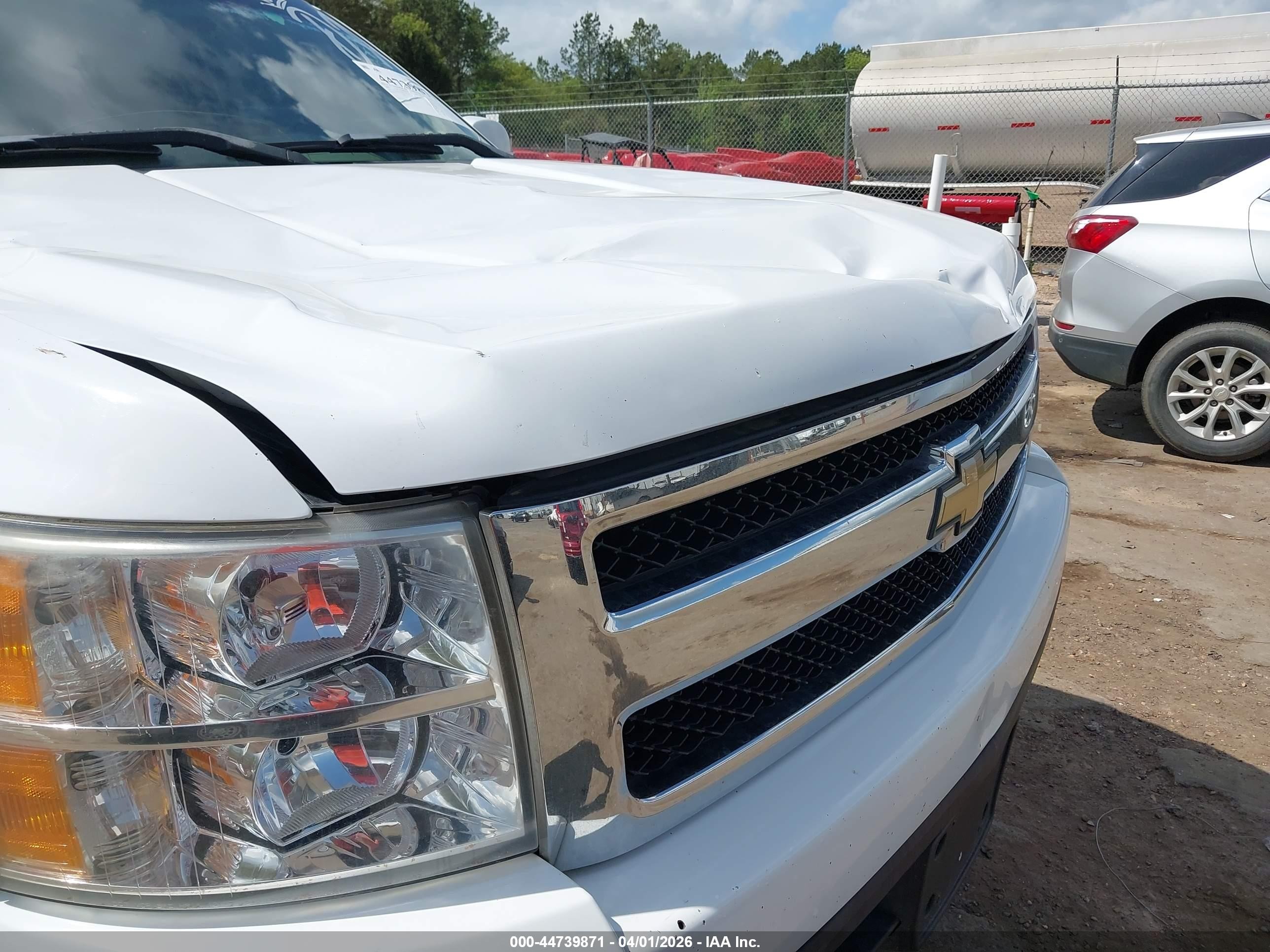 2007 Chevrolet Silverado 1500 Ltz White vin: 2GCEK13M471572904
