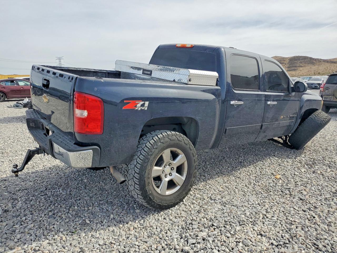 2007 Chevrolet Silverado K1500 Crew Cab Синий vin: 2GCEK13M471603648