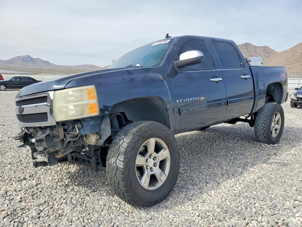 2007 Chevrolet Silverado K1500 Crew Cab Синий vin: 2GCEK13M471603648