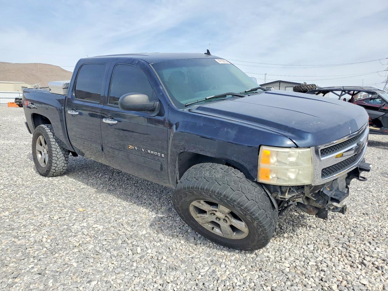 2007 Chevrolet Silverado K1500 Crew Cab Синий vin: 2GCEK13M471603648