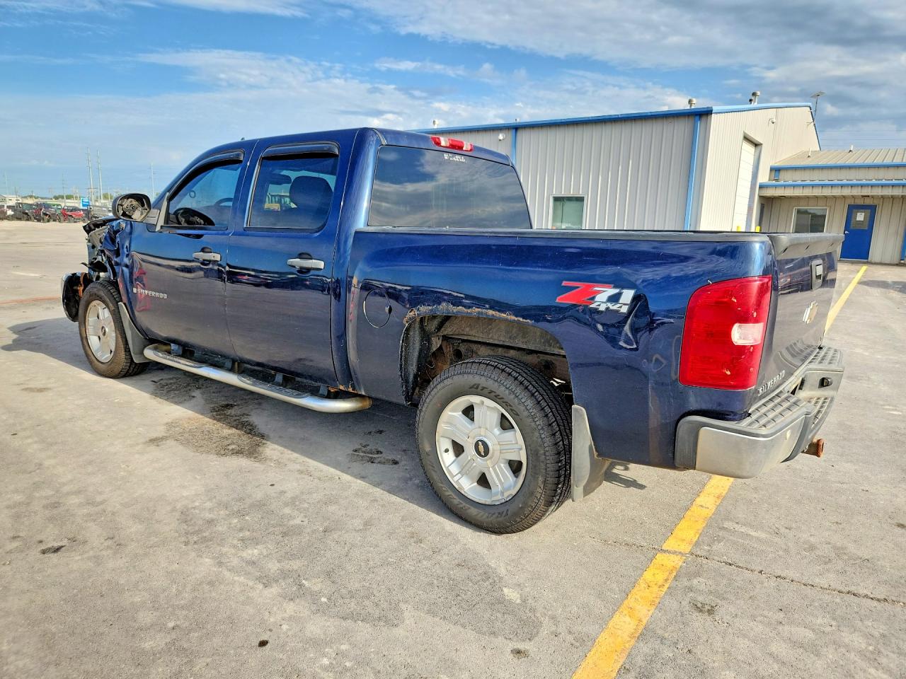 2008 Chevrolet Silverado K1500 Blue vin: 2GCEK13M481103331