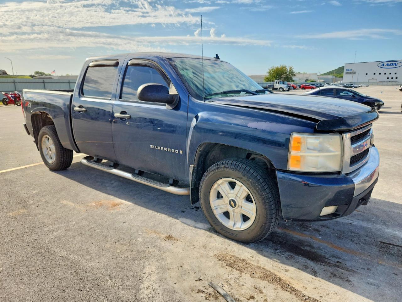 2008 Chevrolet Silverado K1500 Blue vin: 2GCEK13M481103331