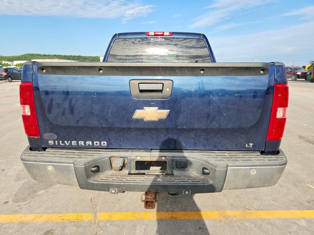 2008 Chevrolet Silverado K1500 Blue vin: 2GCEK13M481103331