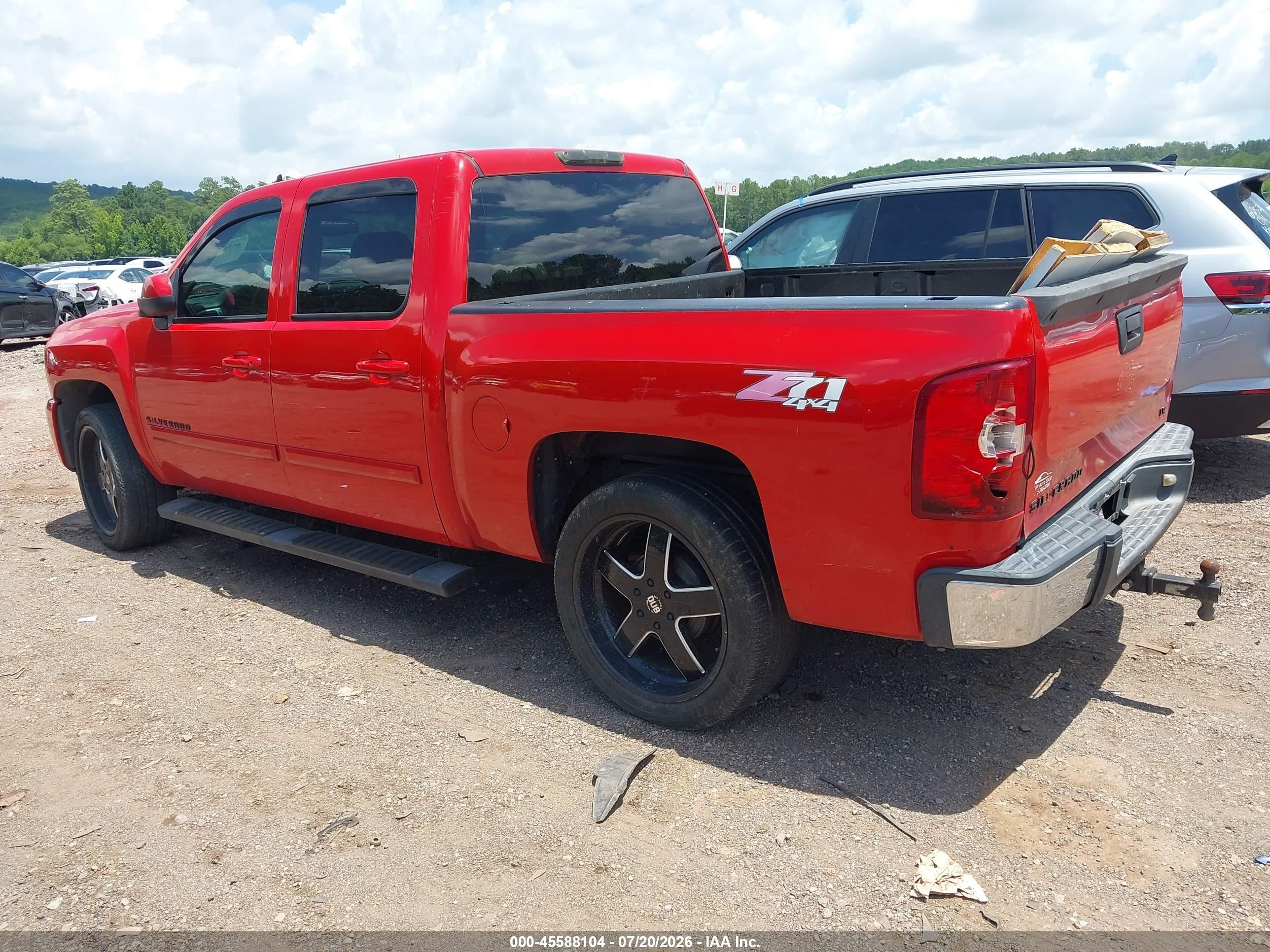 2007 Chevrolet Silverado 1500 Ltz Красный vin: 2GCEK13M571517460