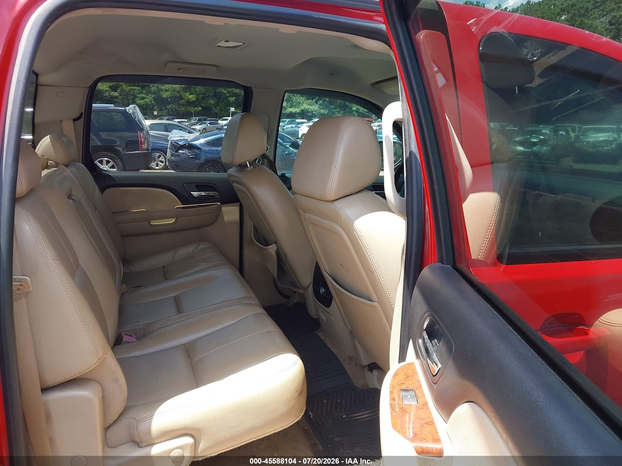 2007 Chevrolet Silverado 1500 Ltz Красный vin: 2GCEK13M571517460