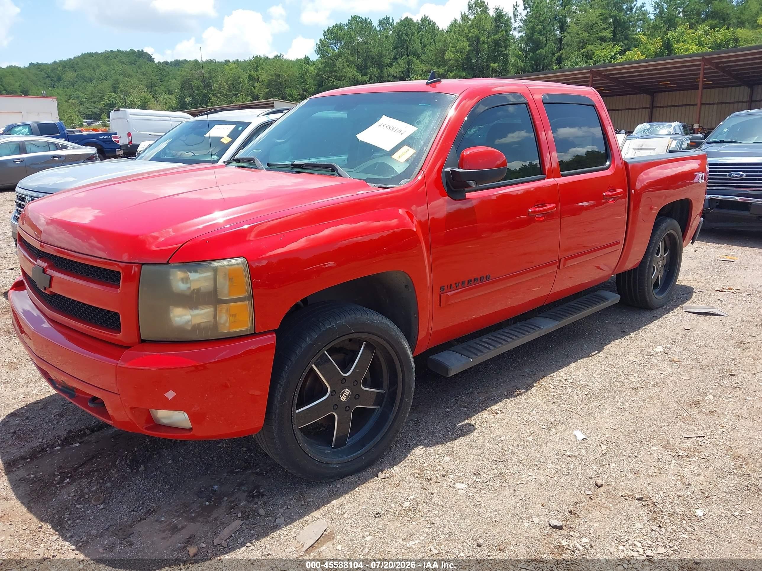 2007 Chevrolet Silverado 1500 Ltz Красный vin: 2GCEK13M571517460