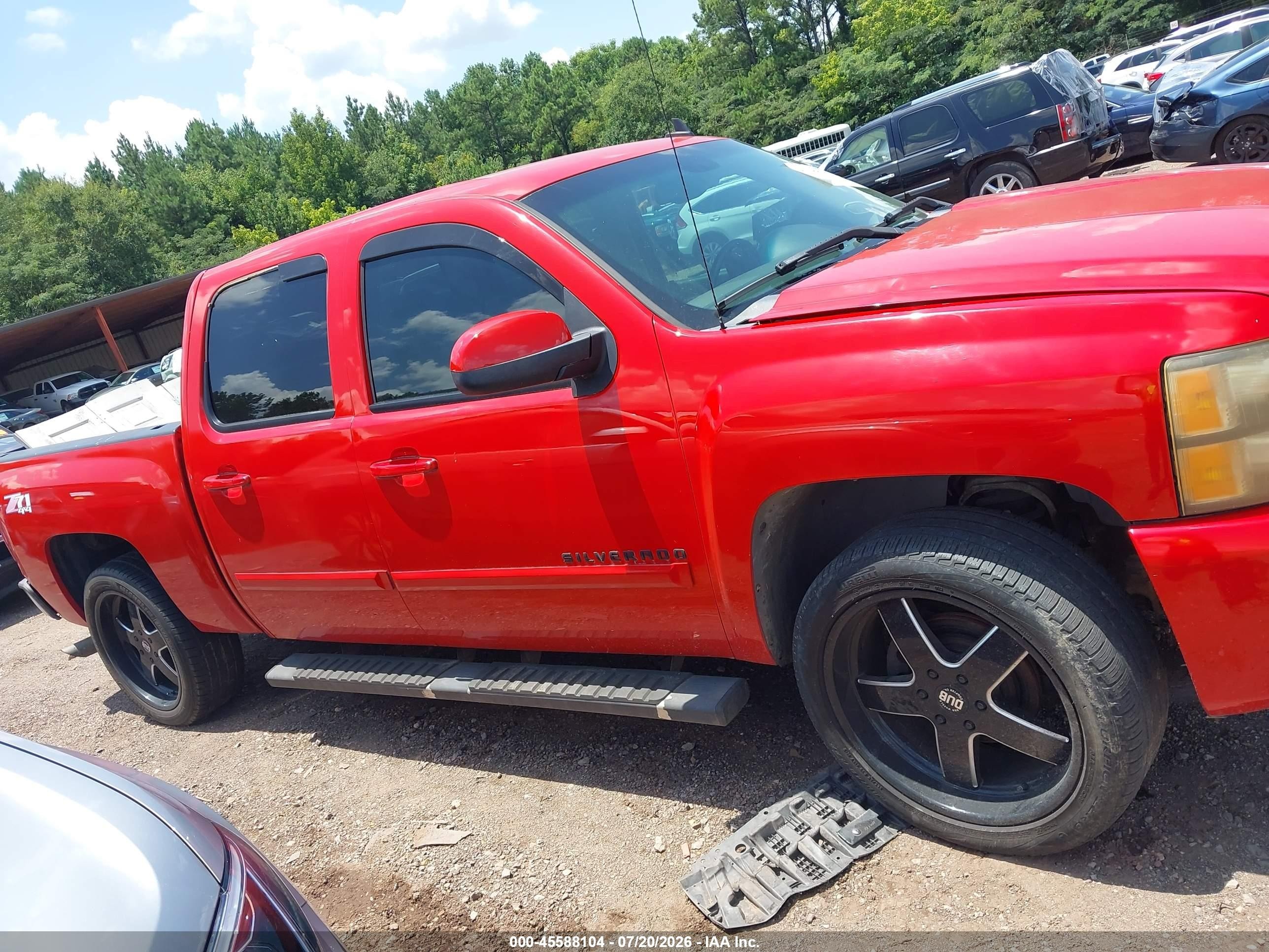 2007 Chevrolet Silverado 1500 Ltz Красный vin: 2GCEK13M571517460