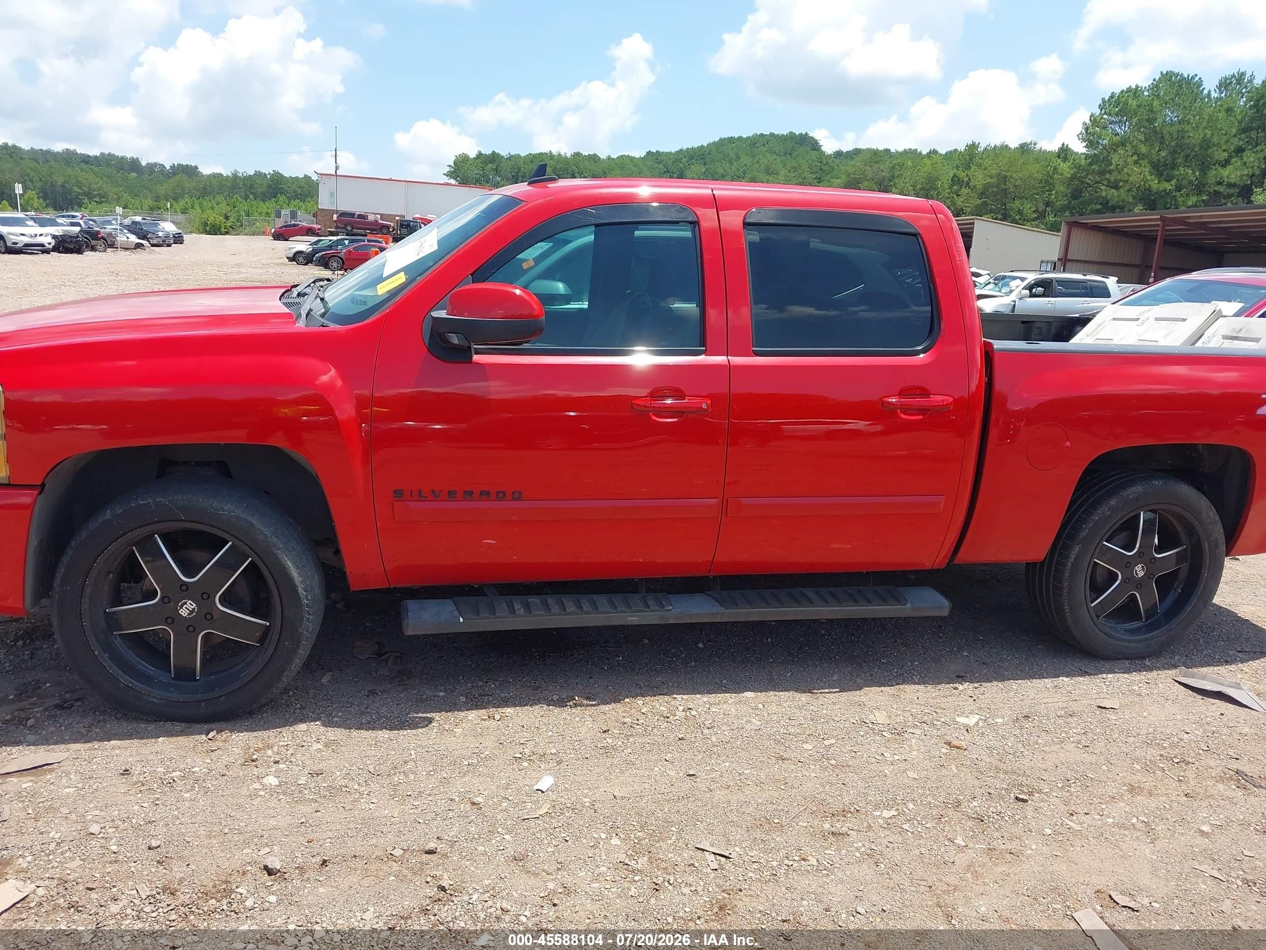 2007 Chevrolet Silverado 1500 Ltz Красный vin: 2GCEK13M571517460