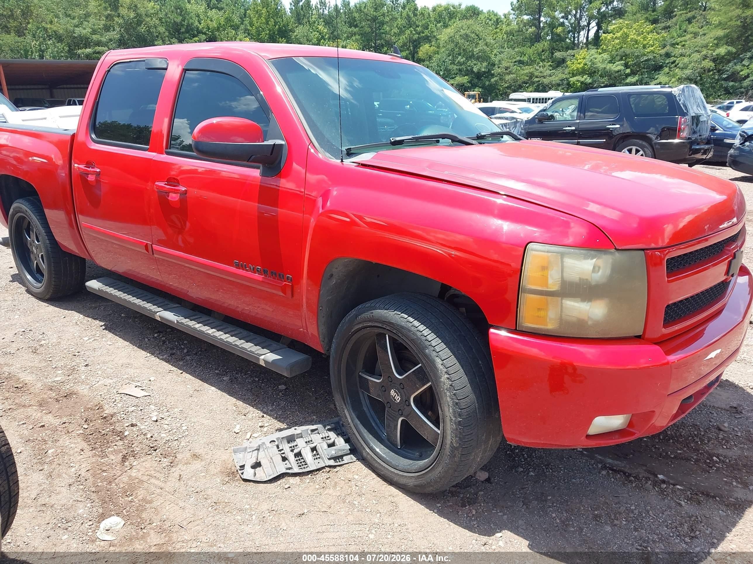 2007 Chevrolet Silverado 1500 Ltz Red vin: 2GCEK13M571517460