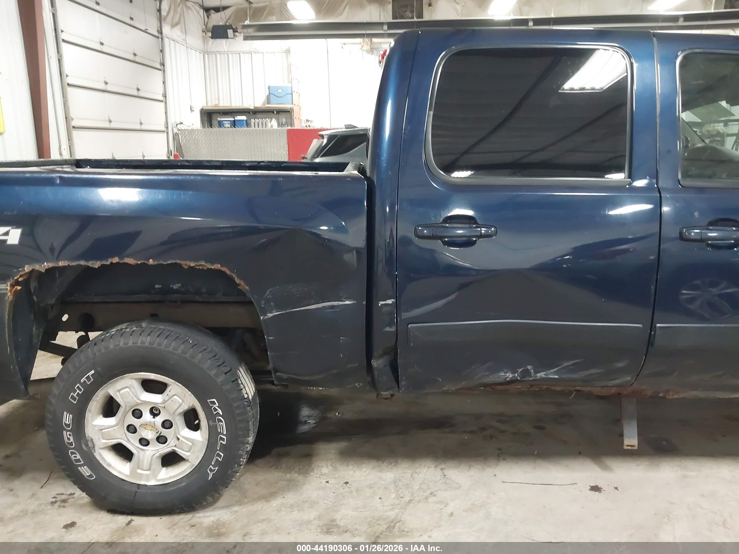 2007 Chevrolet Silverado 1500 Ltz Blue vin: 2GCEK13M571577528