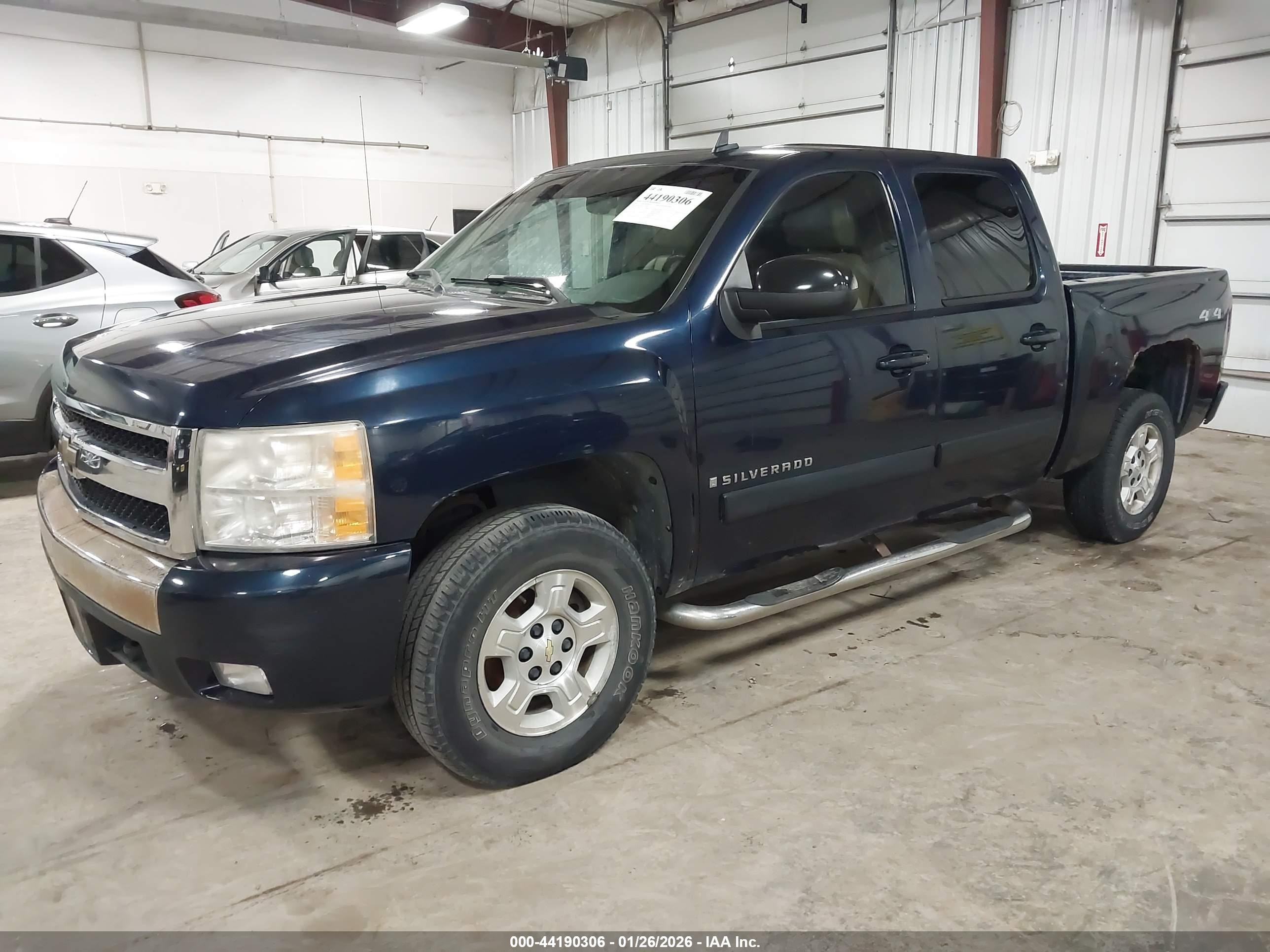 2007 Chevrolet Silverado 1500 Ltz Blue vin: 2GCEK13M571577528