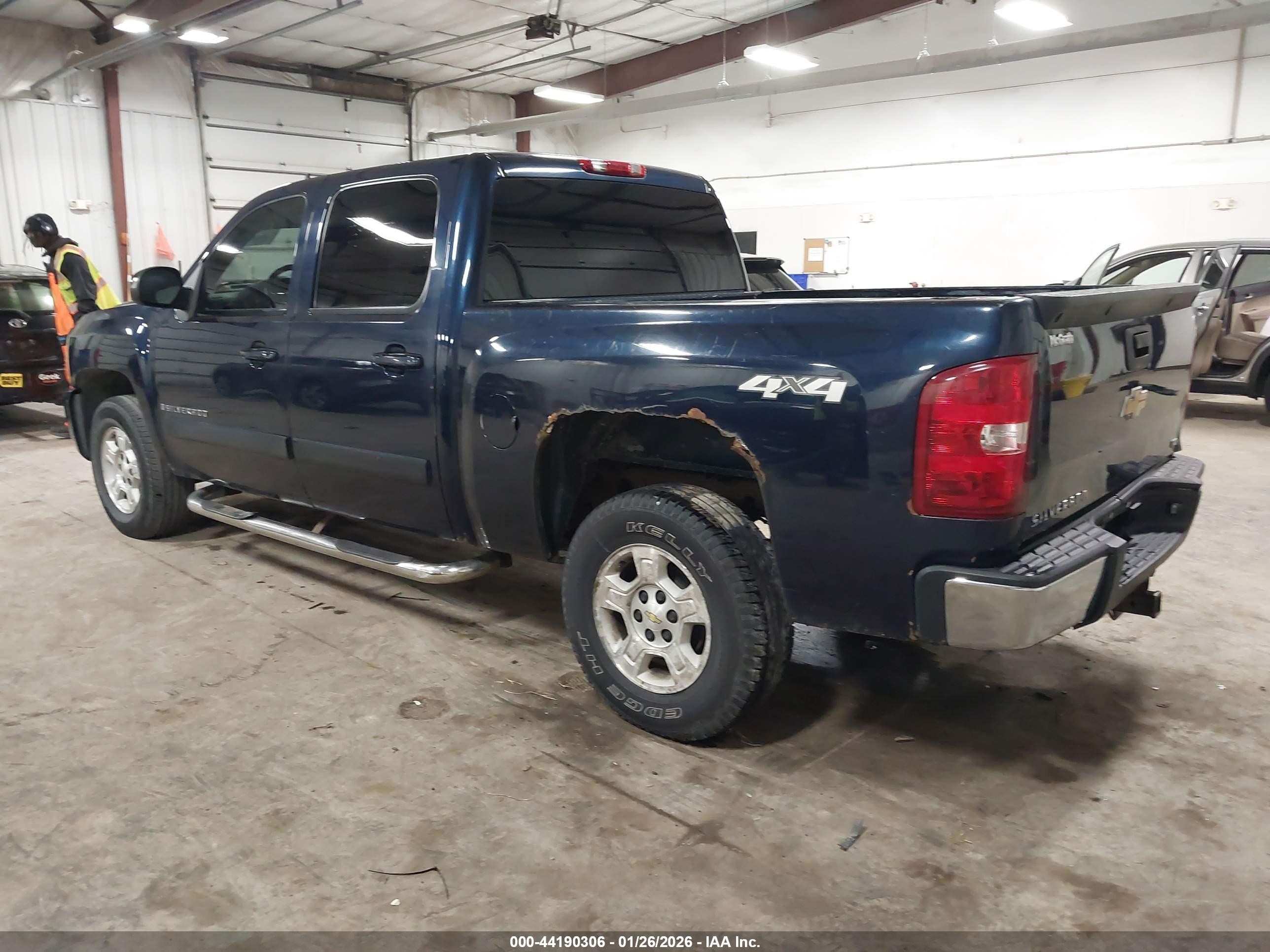 2007 Chevrolet Silverado 1500 Ltz Blue vin: 2GCEK13M571577528