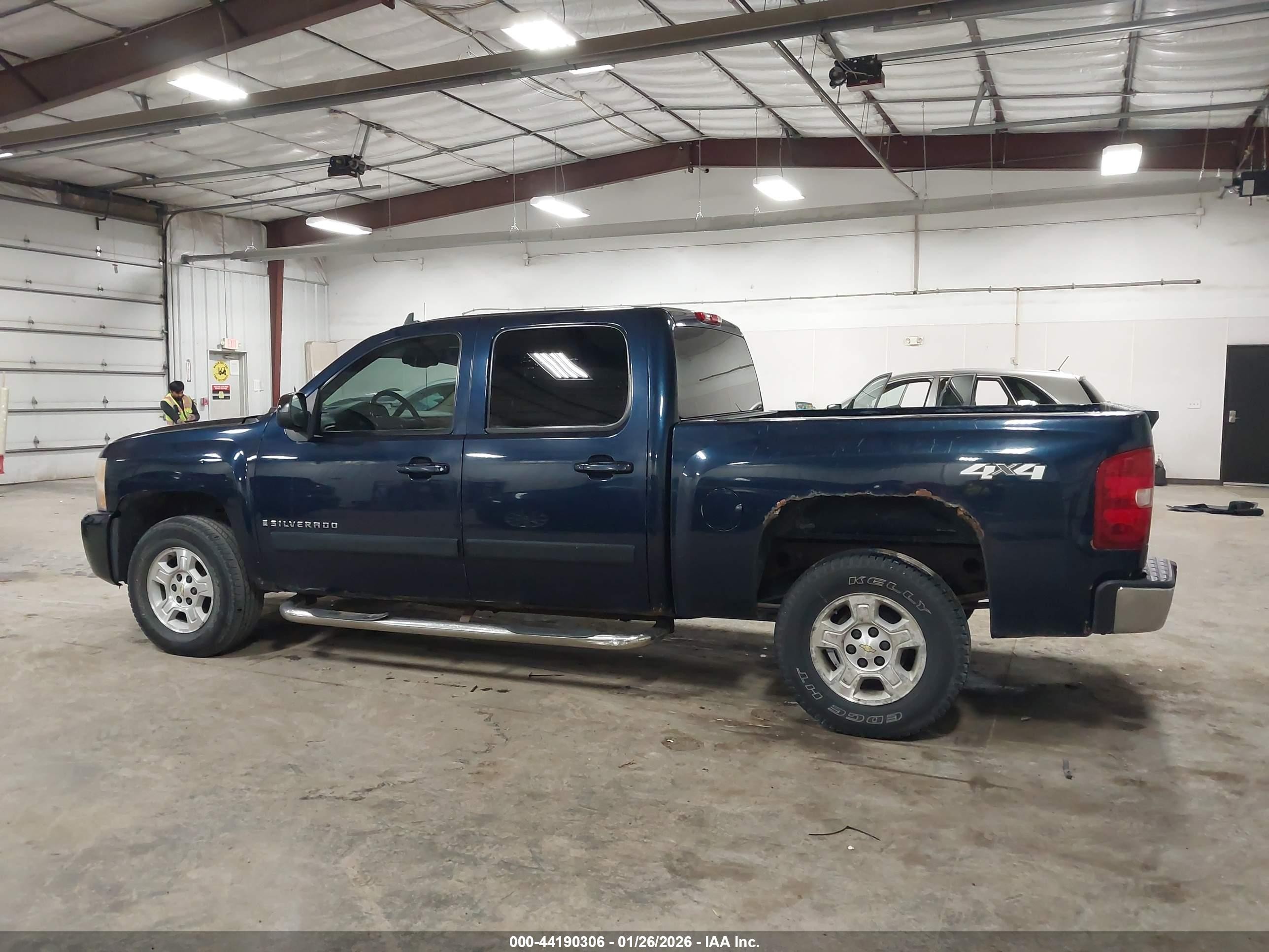 2007 Chevrolet Silverado 1500 Ltz Blue vin: 2GCEK13M571577528