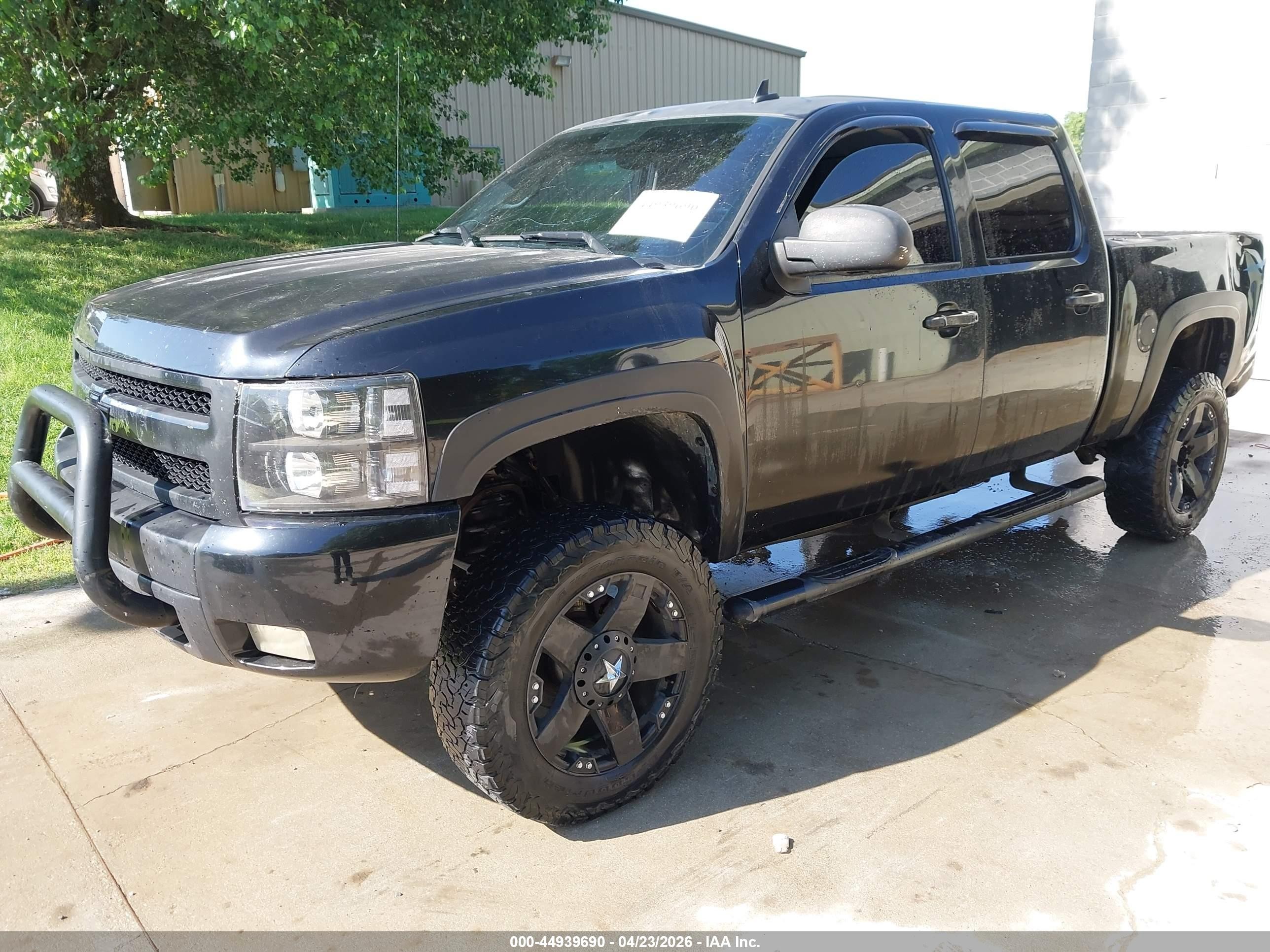 2007 Chevrolet Silverado 1500 Lt1 Black vin: 2GCEK13M571585564