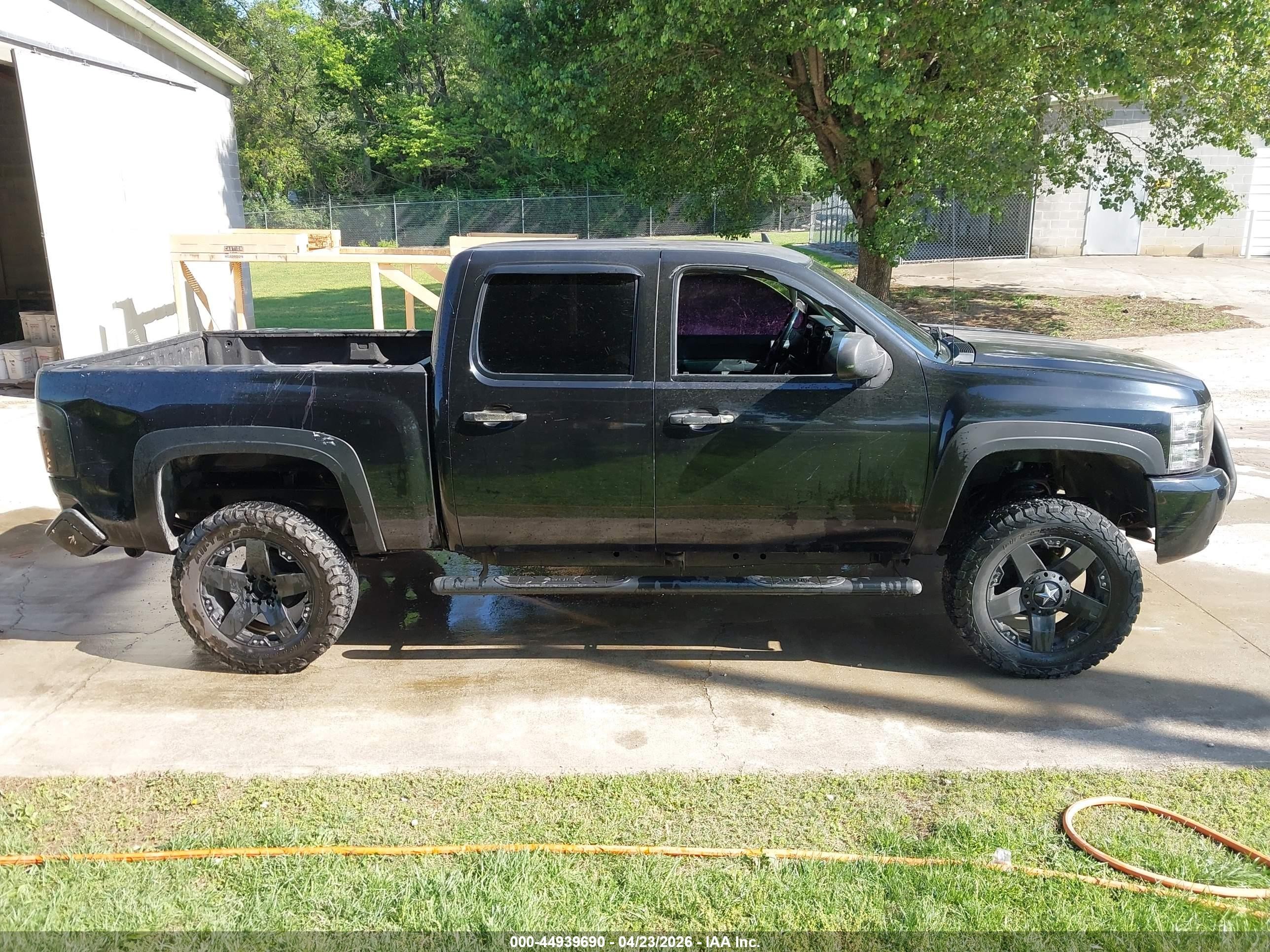 2007 Chevrolet Silverado 1500 Lt1 Black vin: 2GCEK13M571585564