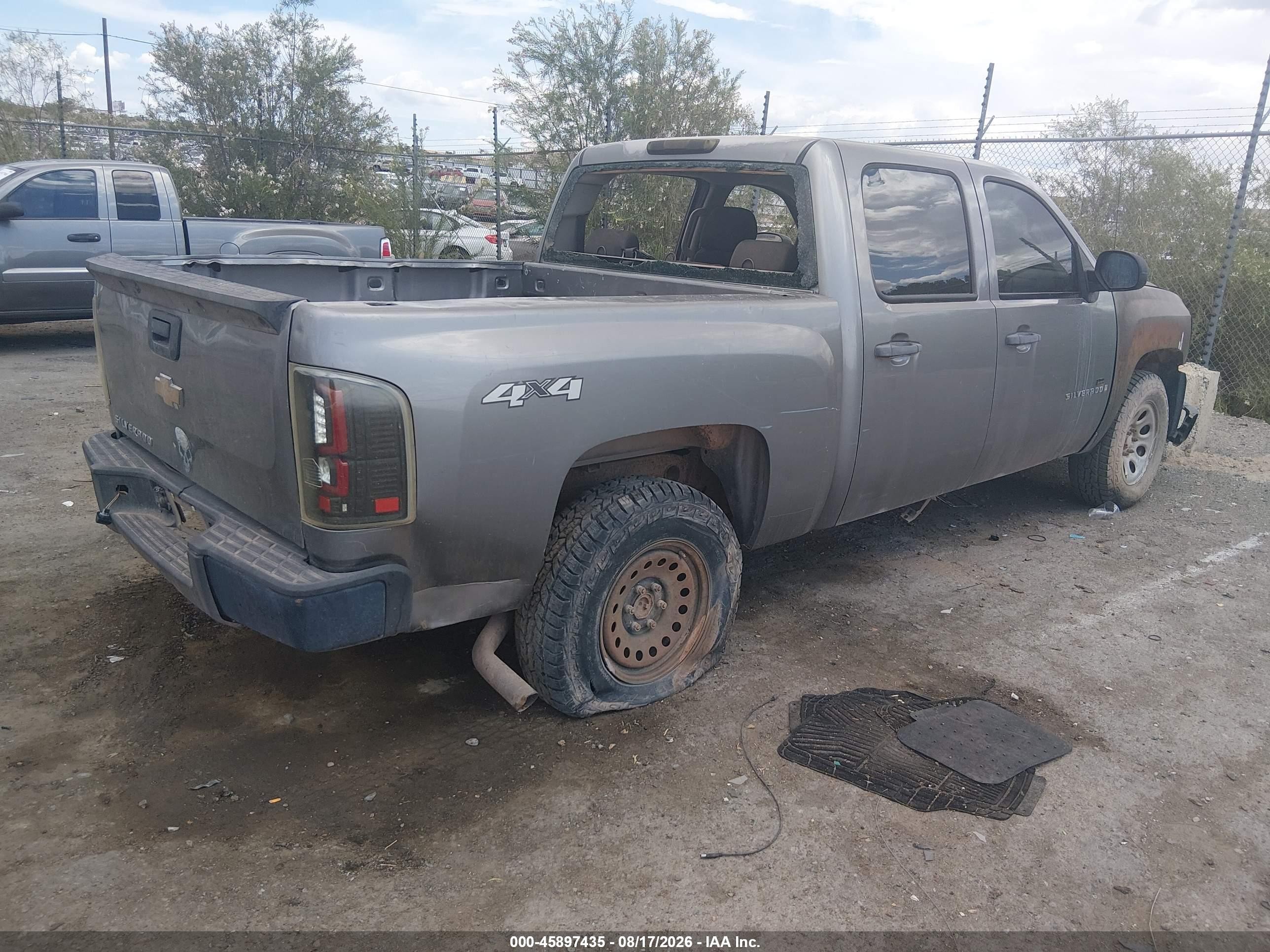 2008 Chevrolet Silverado 1500 Work Truck Gray vin: 2GCEK13M581160394