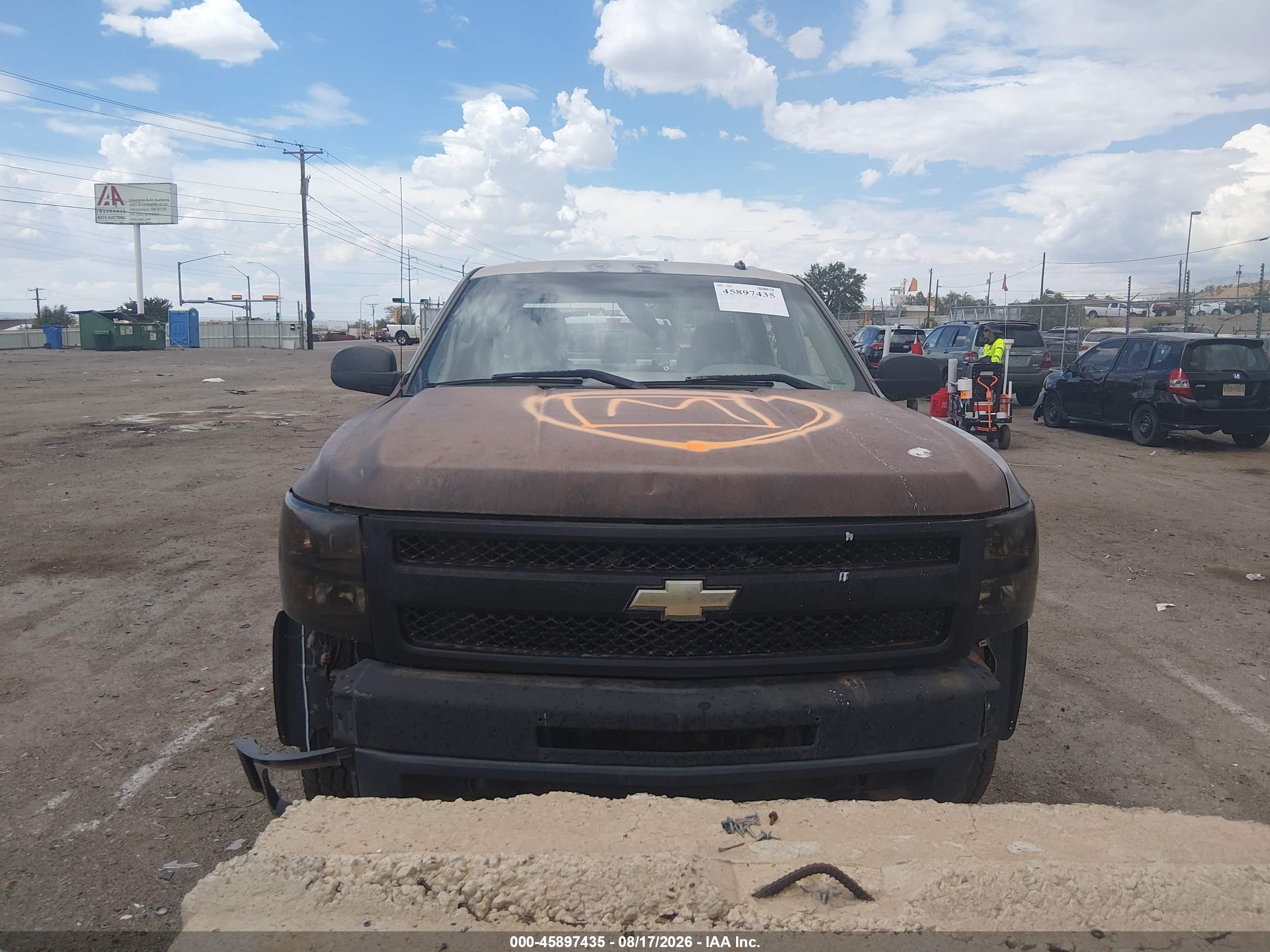 2008 Chevrolet Silverado 1500 Work Truck Gray vin: 2GCEK13M581160394
