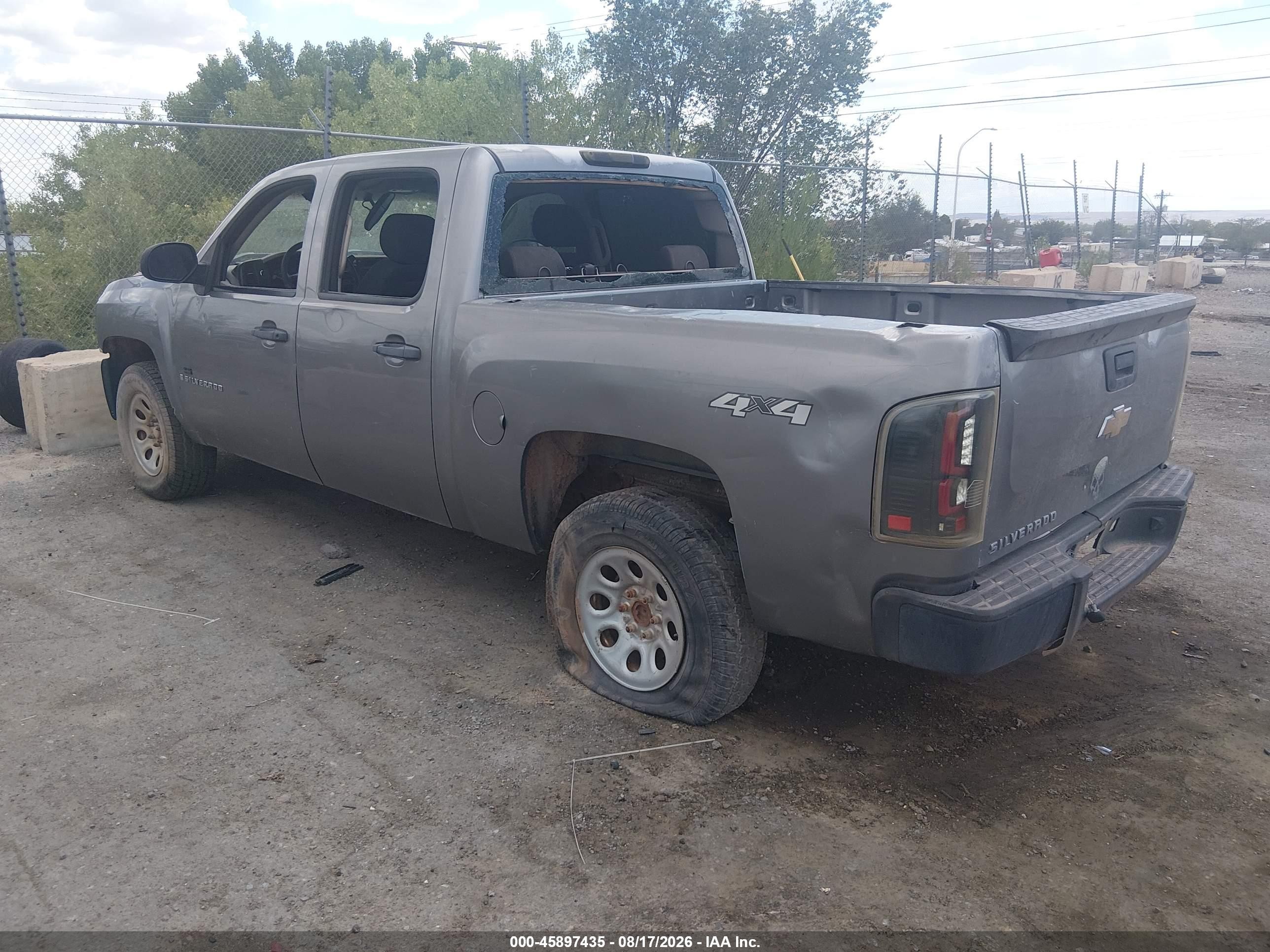 2008 Chevrolet Silverado 1500 Work Truck Gray vin: 2GCEK13M581160394