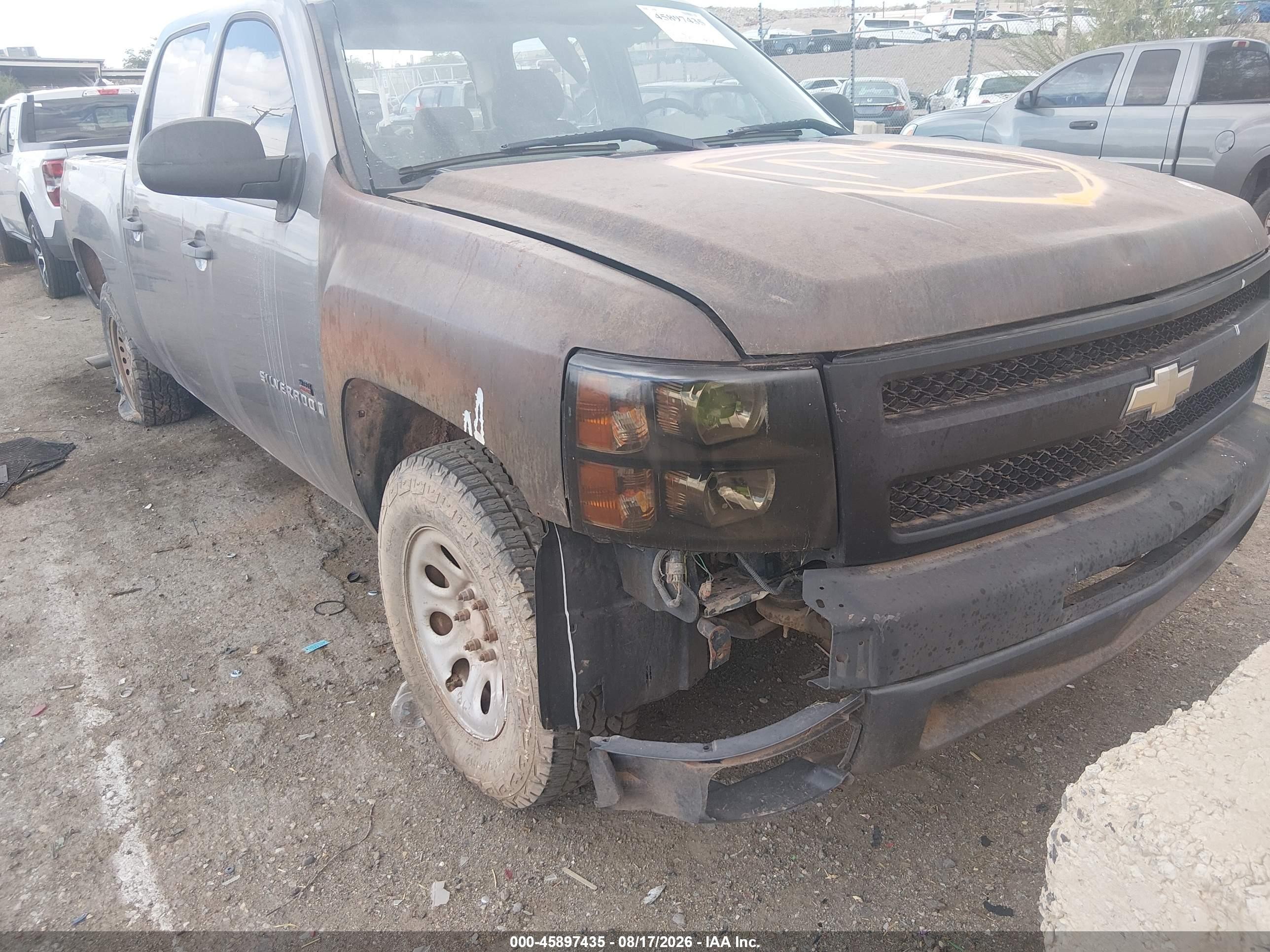 2008 Chevrolet Silverado 1500 Work Truck Gray vin: 2GCEK13M581160394