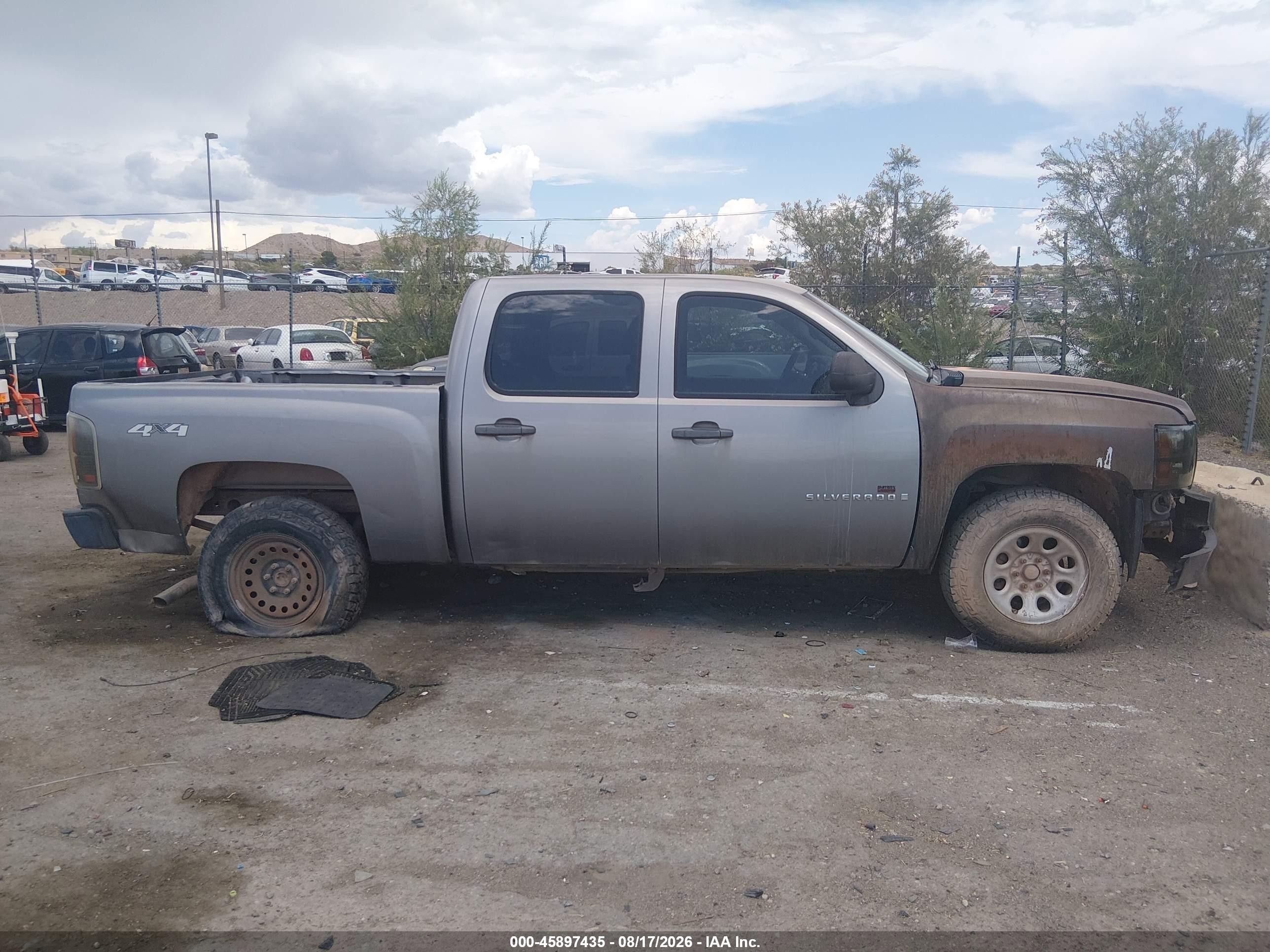 2008 Chevrolet Silverado 1500 Work Truck Gray vin: 2GCEK13M581160394