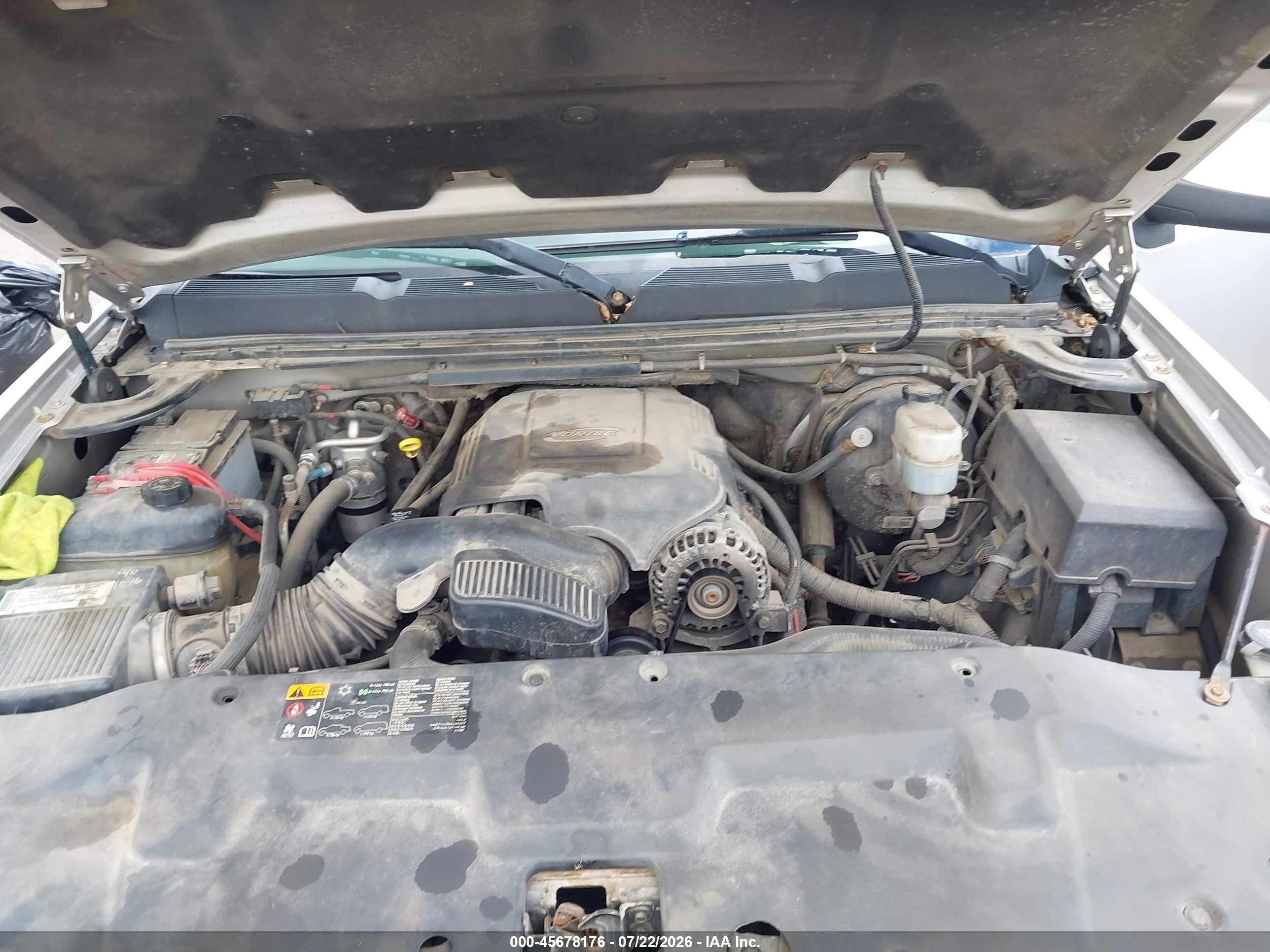 2007 Chevrolet Silverado 1500 Ltz Silver vin: 2GCEK13M671504507