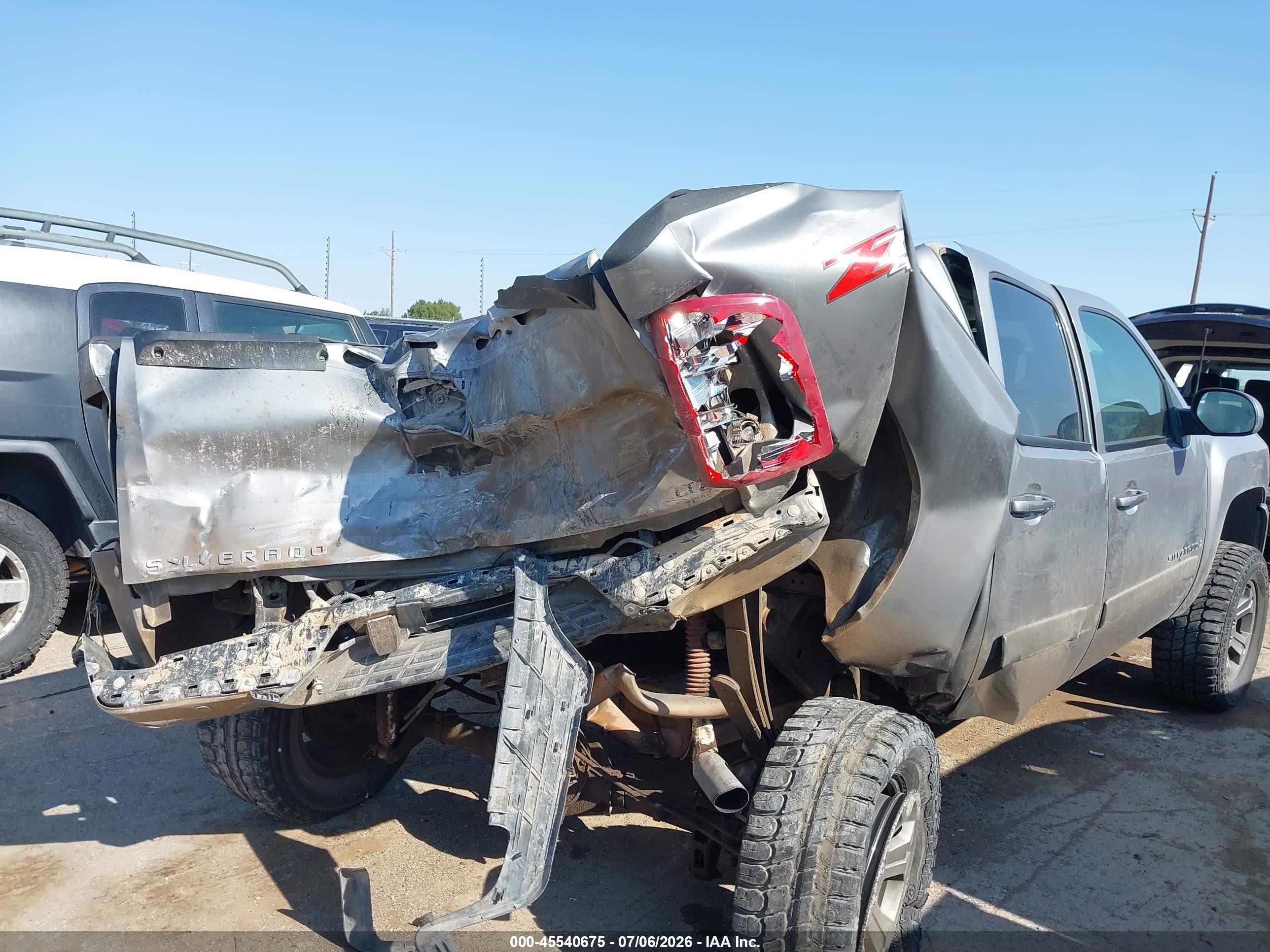 2007 Chevrolet Silverado 1500 Ltz Серый vin: 2GCEK13M671517001