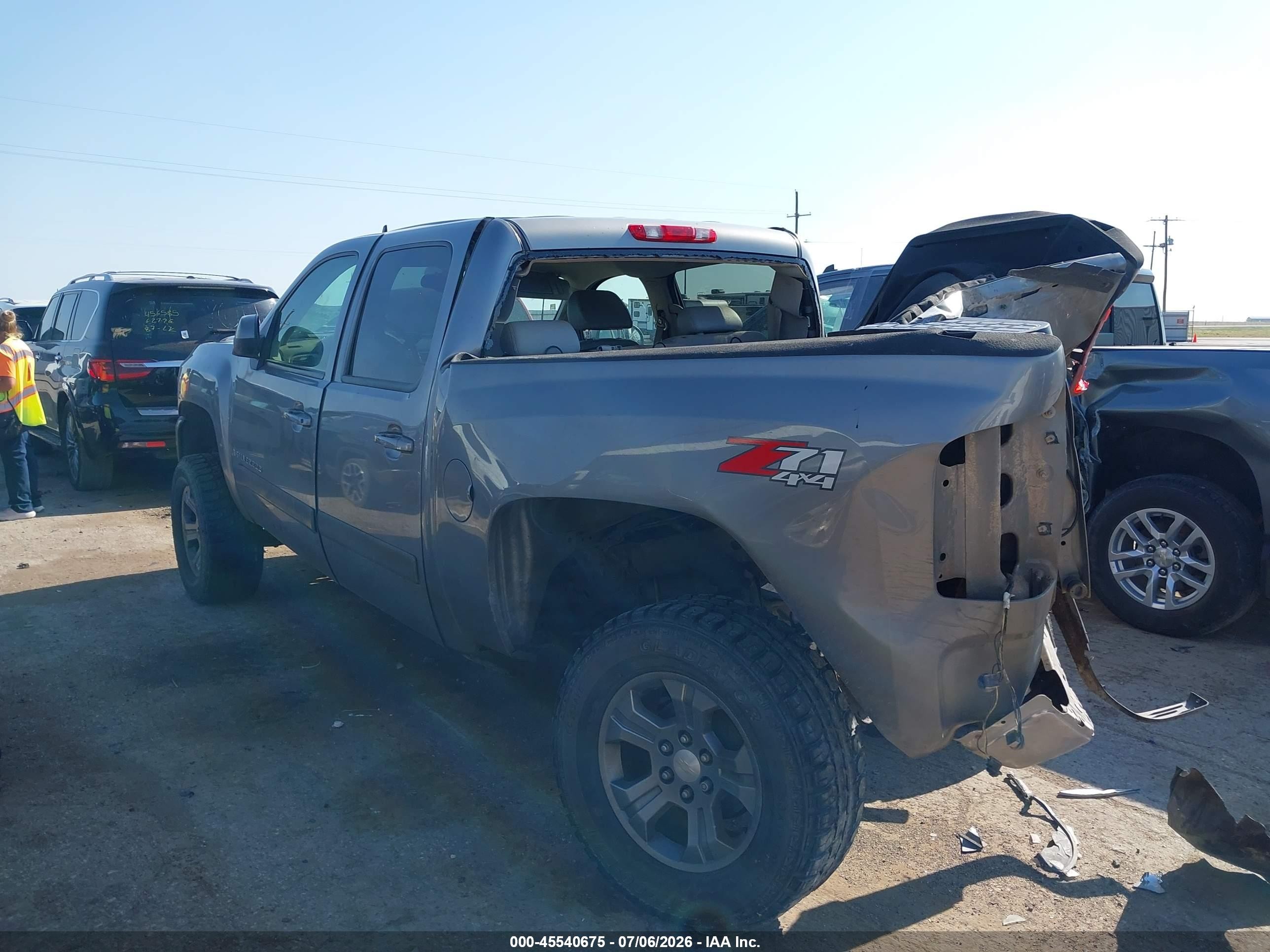 2007 Chevrolet Silverado 1500 Ltz Серый vin: 2GCEK13M671517001