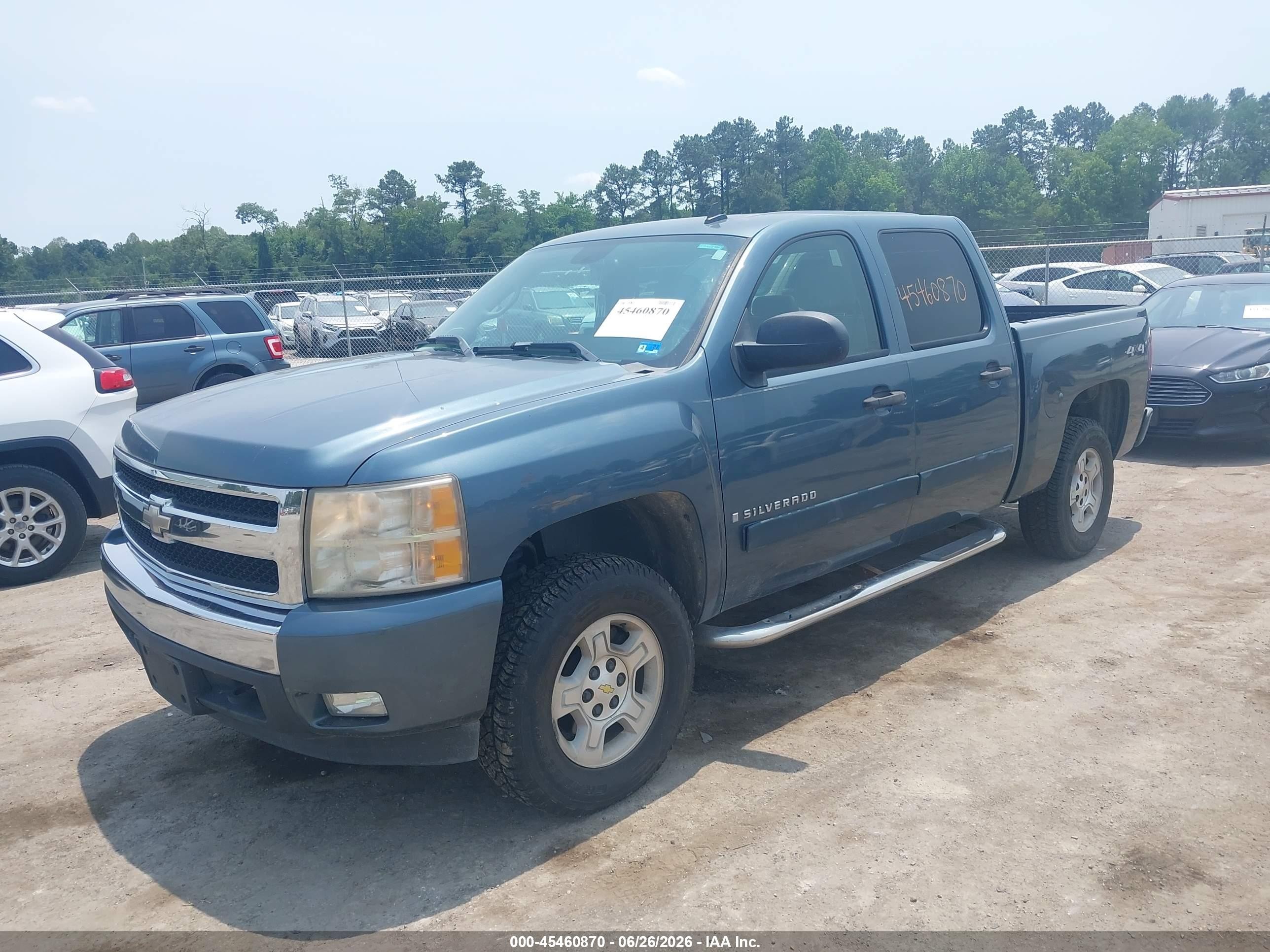 2007 Chevrolet Silverado 1500 Lt2 Blue vin: 2GCEK13M671627109