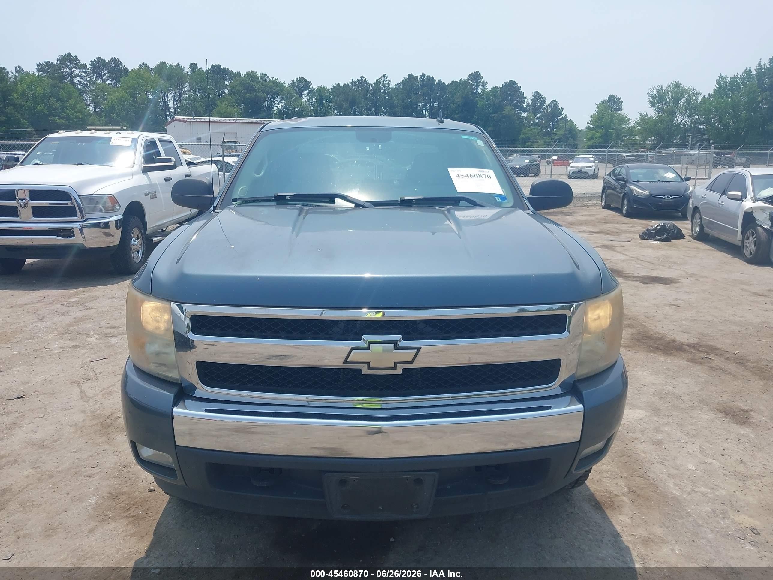 2007 Chevrolet Silverado 1500 Lt2 Blue vin: 2GCEK13M671627109