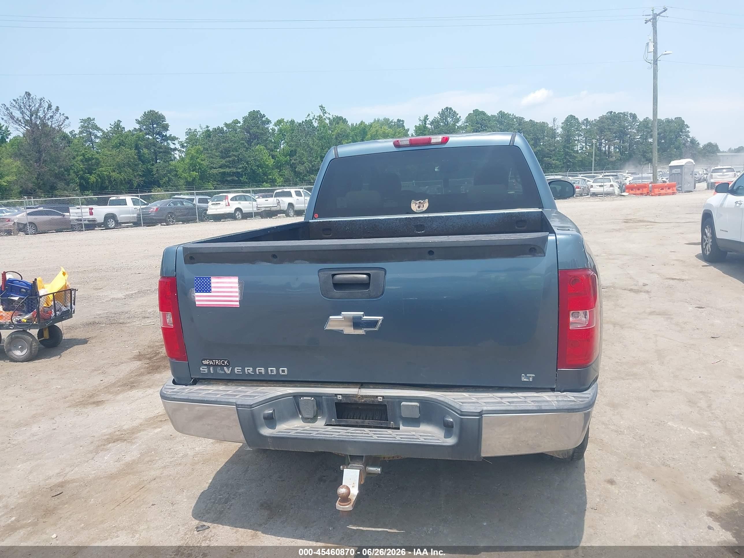 2007 Chevrolet Silverado 1500 Lt2 Blue vin: 2GCEK13M671627109