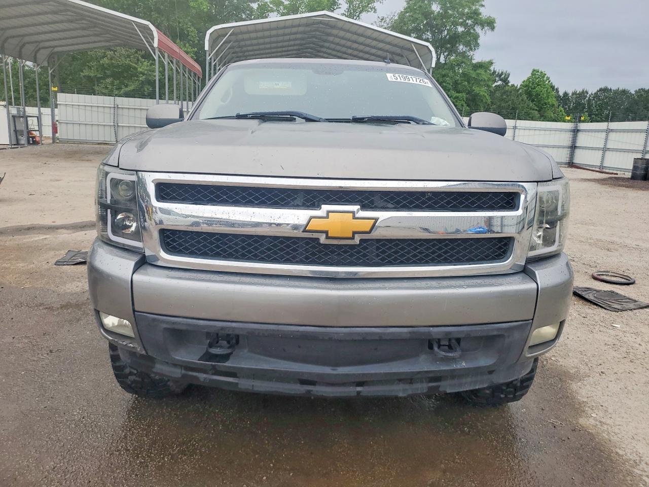 2007 Chevrolet Silverado K1500 Crew Cab Gray vin: 2GCEK13M671629250