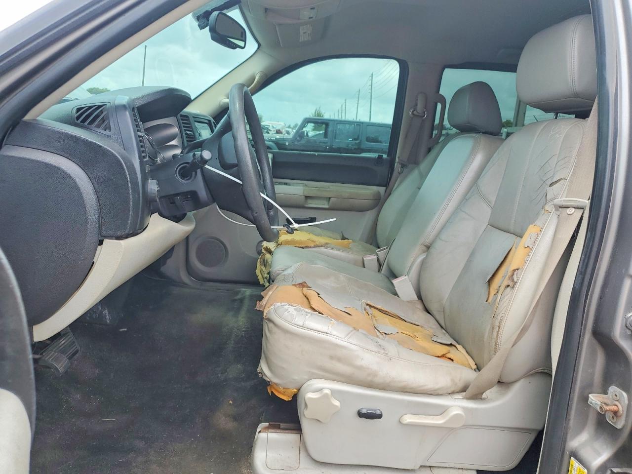 2008 Chevrolet Silverado K1500 Gray vin: 2GCEK13M681153650