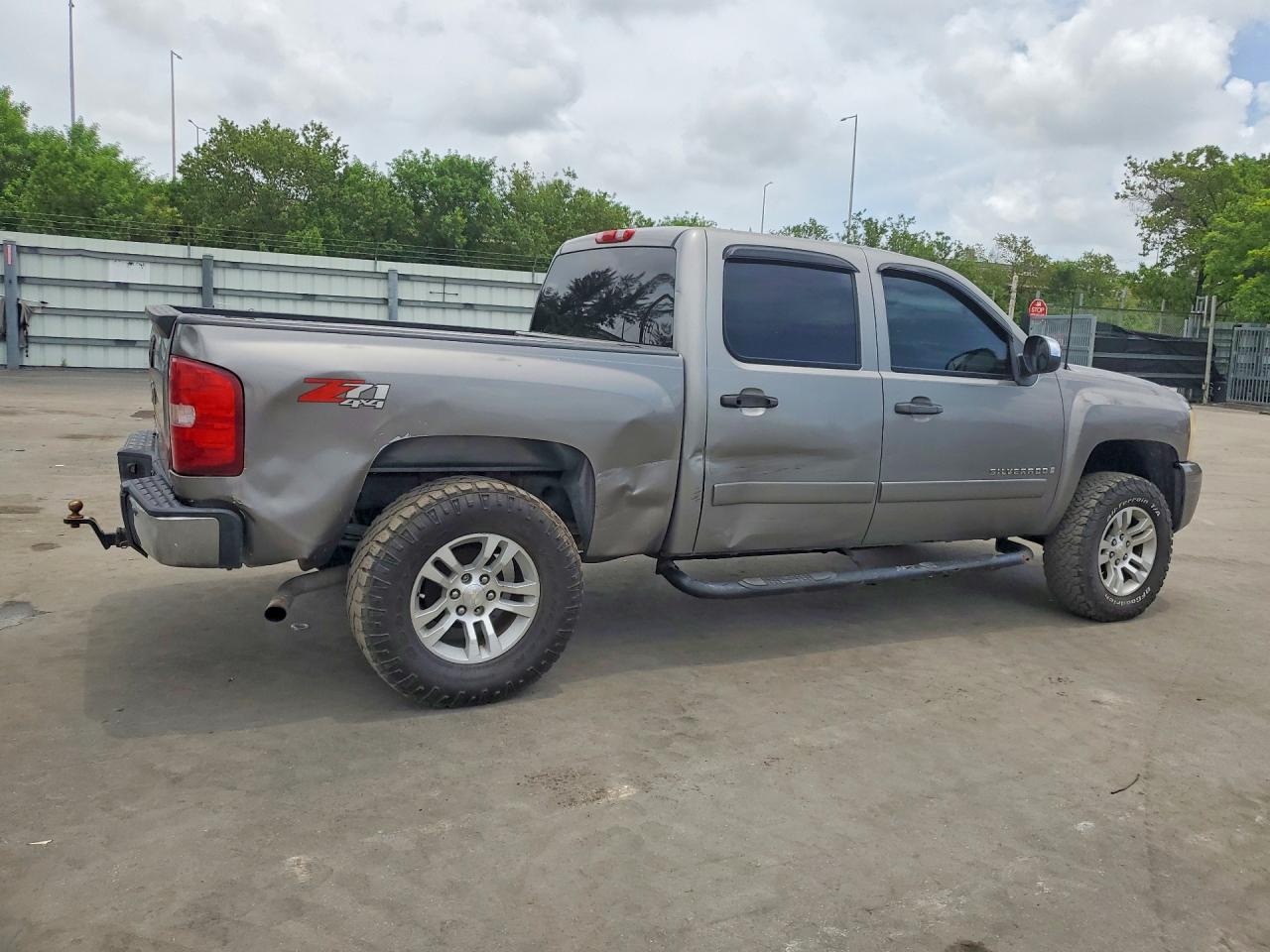 2008 Chevrolet Silverado K1500 Gray vin: 2GCEK13M681153650