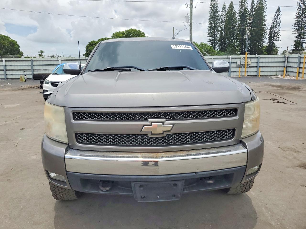 2008 Chevrolet Silverado K1500 Gray vin: 2GCEK13M681153650