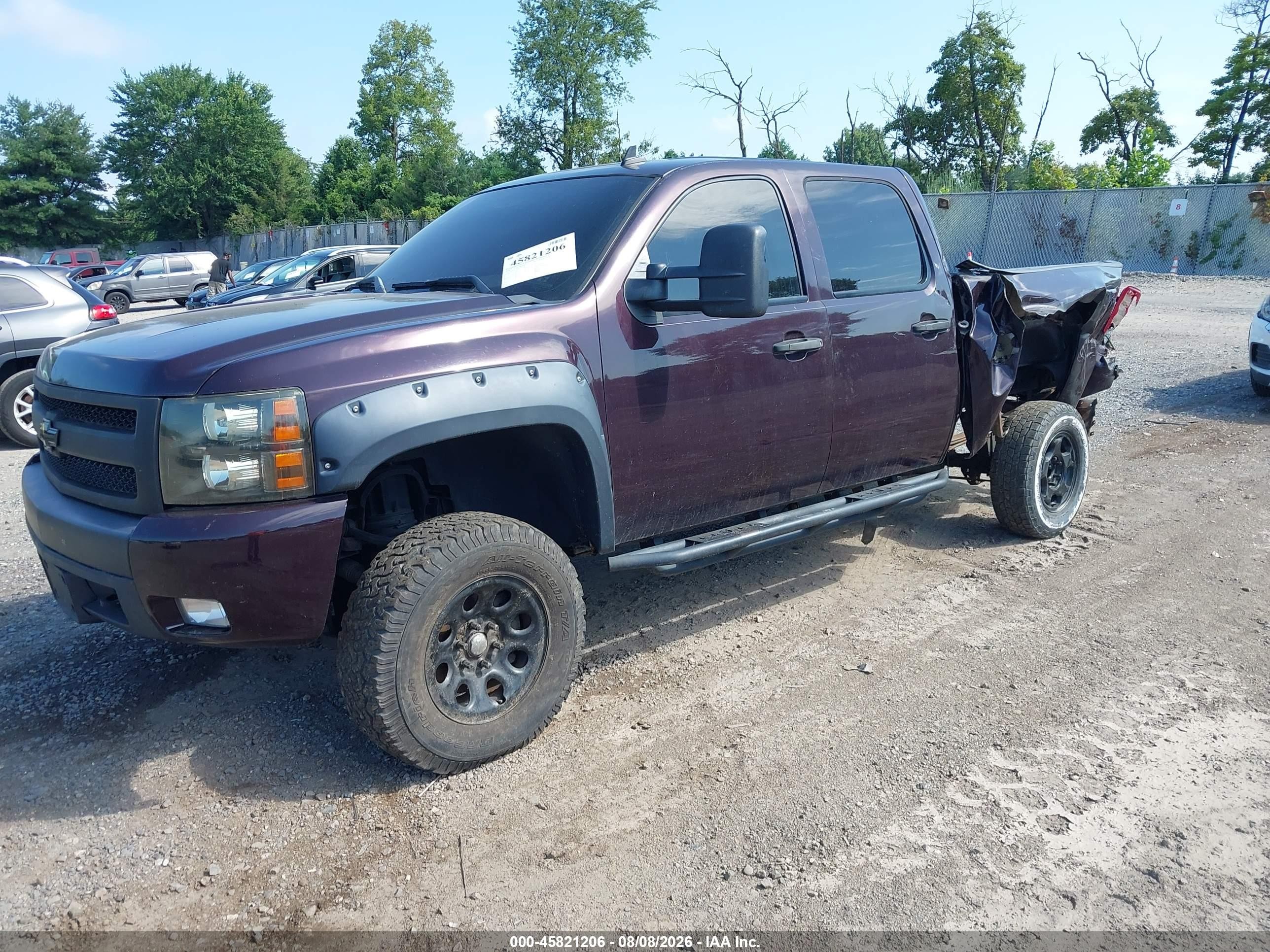 2008 Chevrolet Silverado 1500 Lt1 Burgundy vin: 2GCEK13M681159268