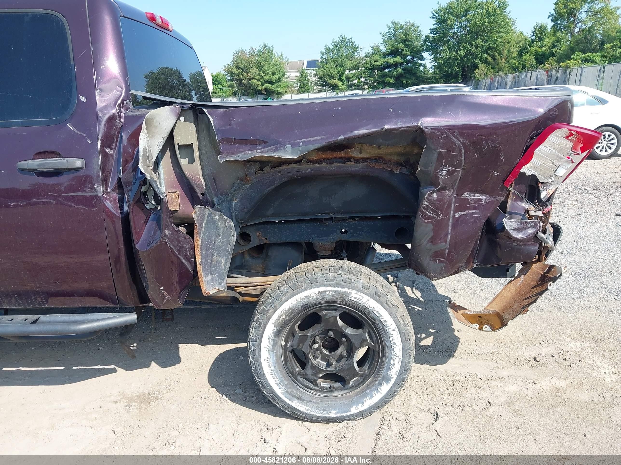 2008 Chevrolet Silverado 1500 Lt1 Burgundy vin: 2GCEK13M681159268