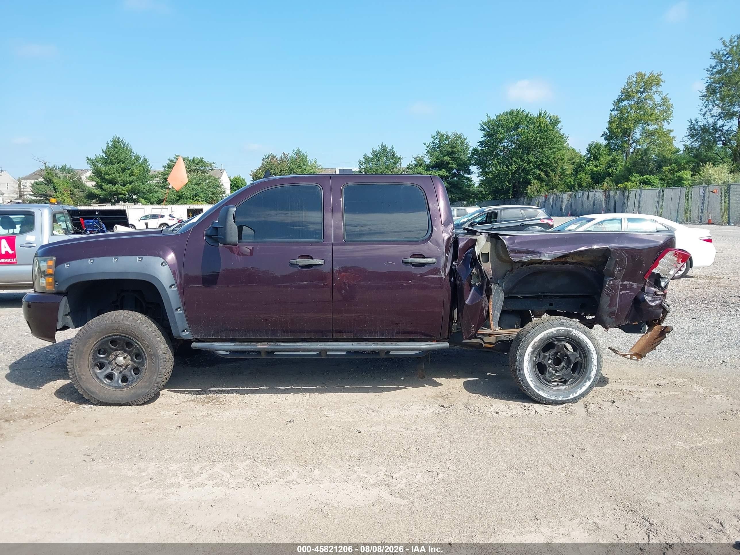 2008 Chevrolet Silverado 1500 Lt1 Burgundy vin: 2GCEK13M681159268
