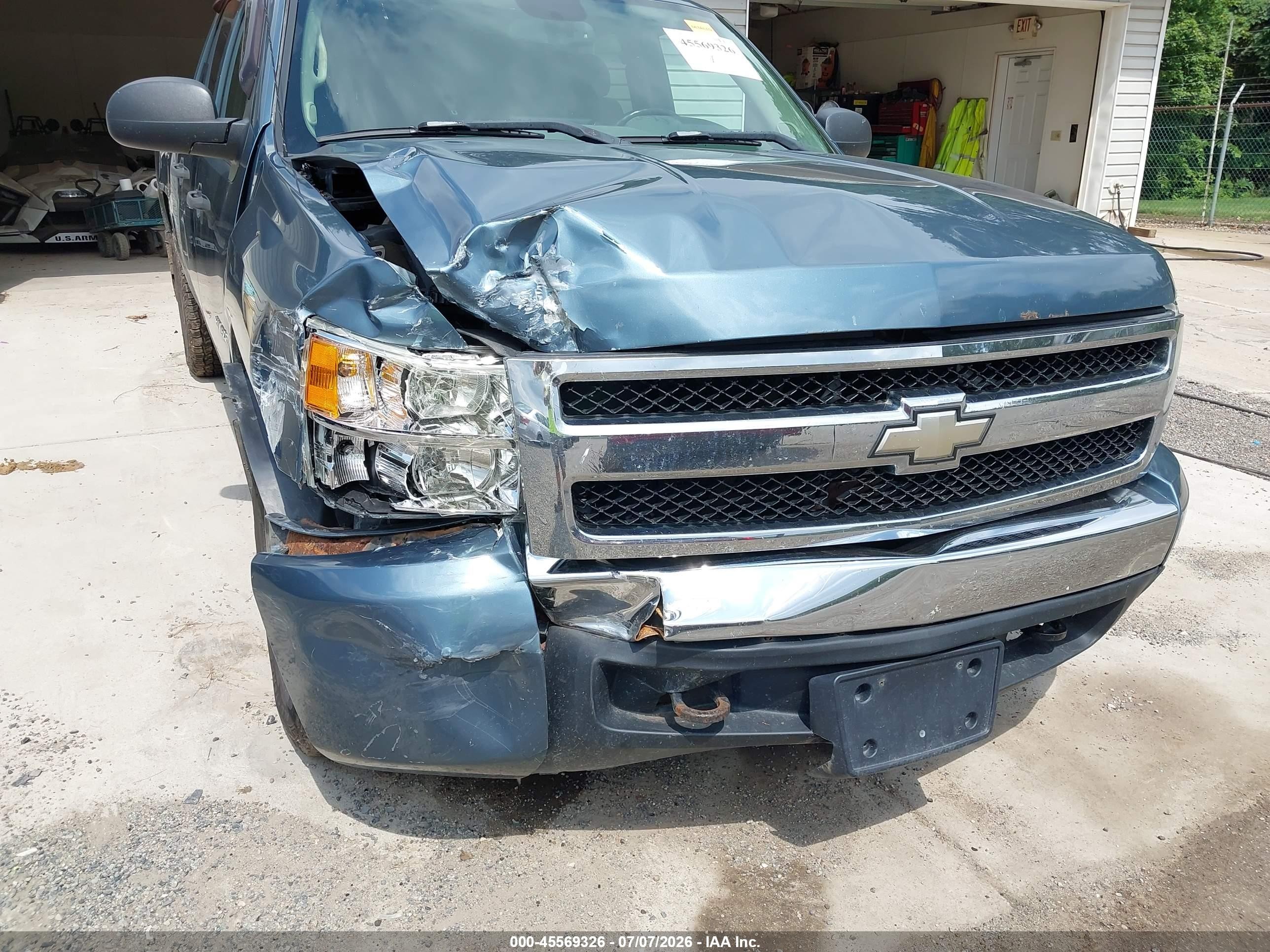 2008 Chevrolet Silverado 1500 Lt1 Blue vin: 2GCEK13M681229724