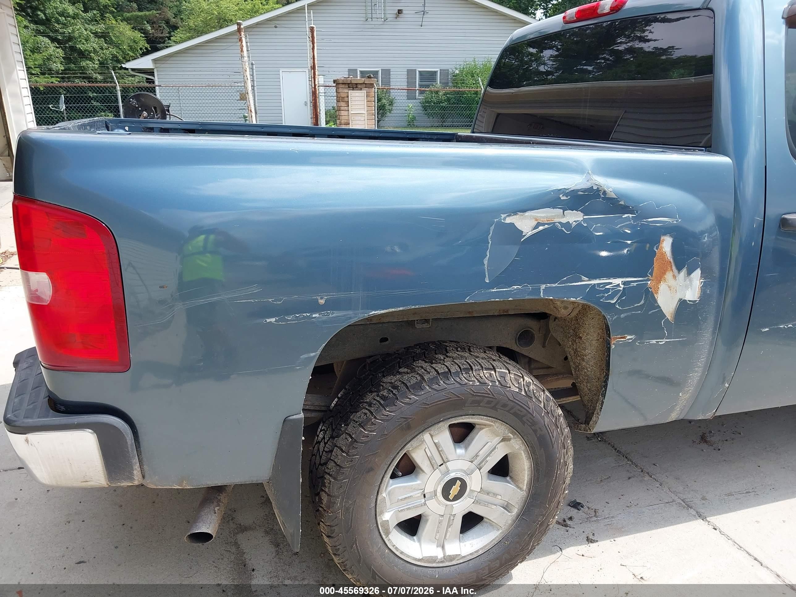 2008 Chevrolet Silverado 1500 Lt1 Blue vin: 2GCEK13M681229724