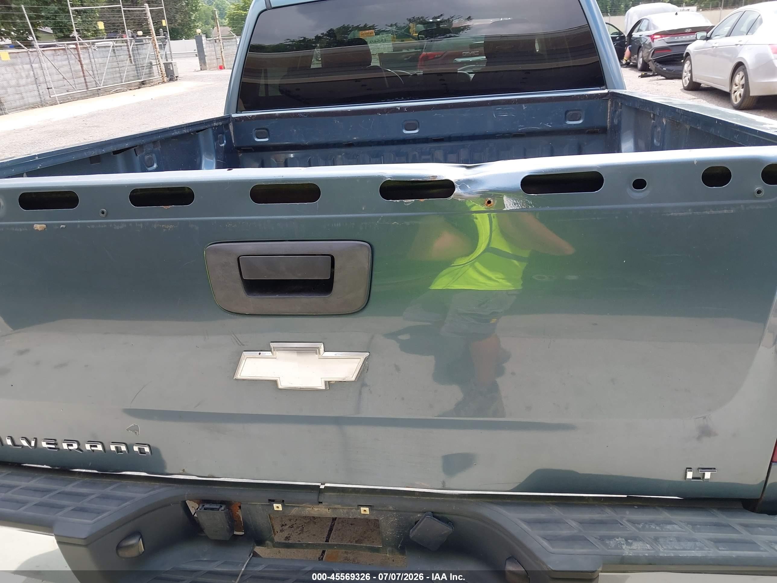 2008 Chevrolet Silverado 1500 Lt1 Blue vin: 2GCEK13M681229724