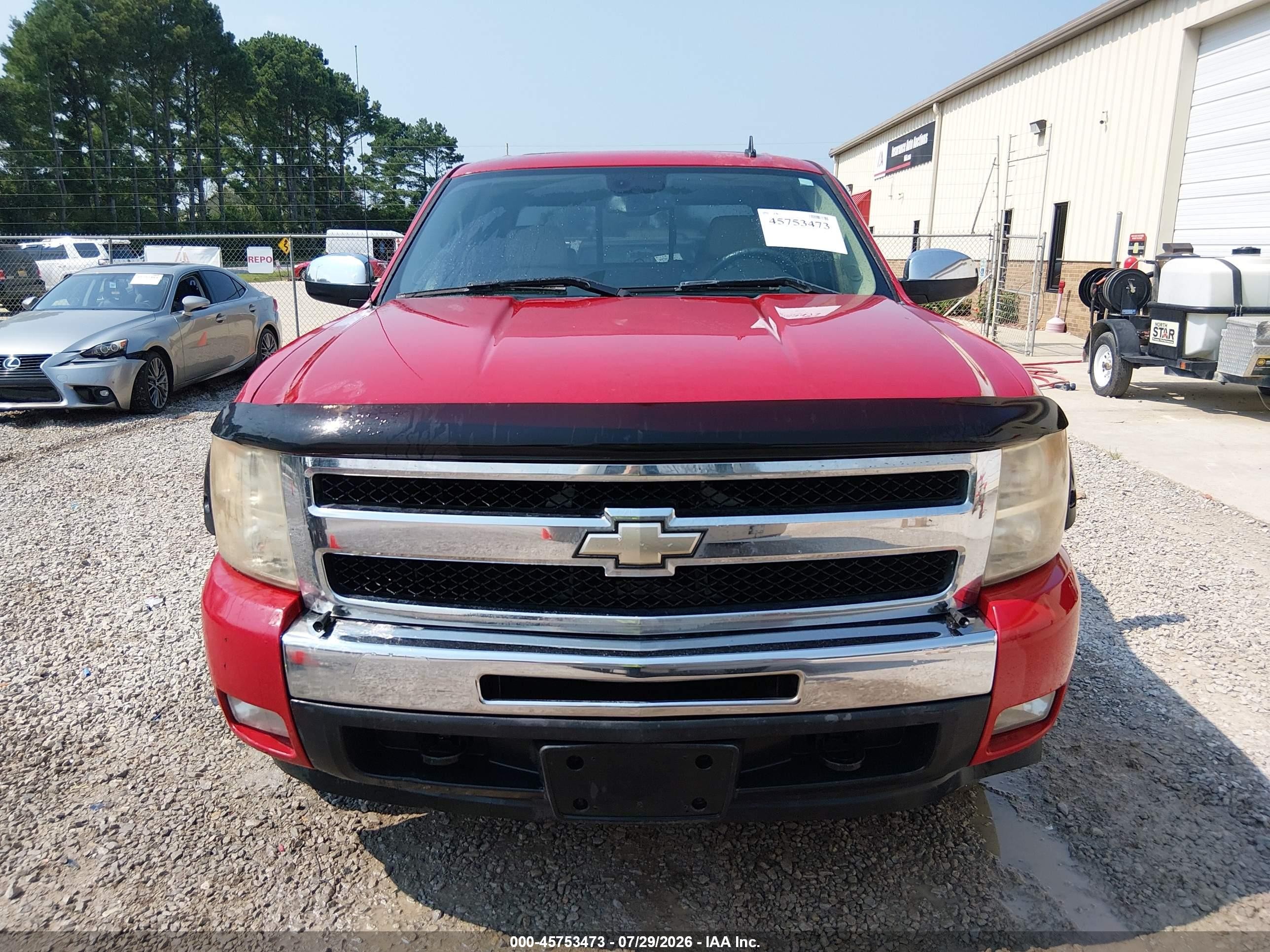 2007 Chevrolet Silverado 1500 Ltz Красный vin: 2GCEK13M771515967