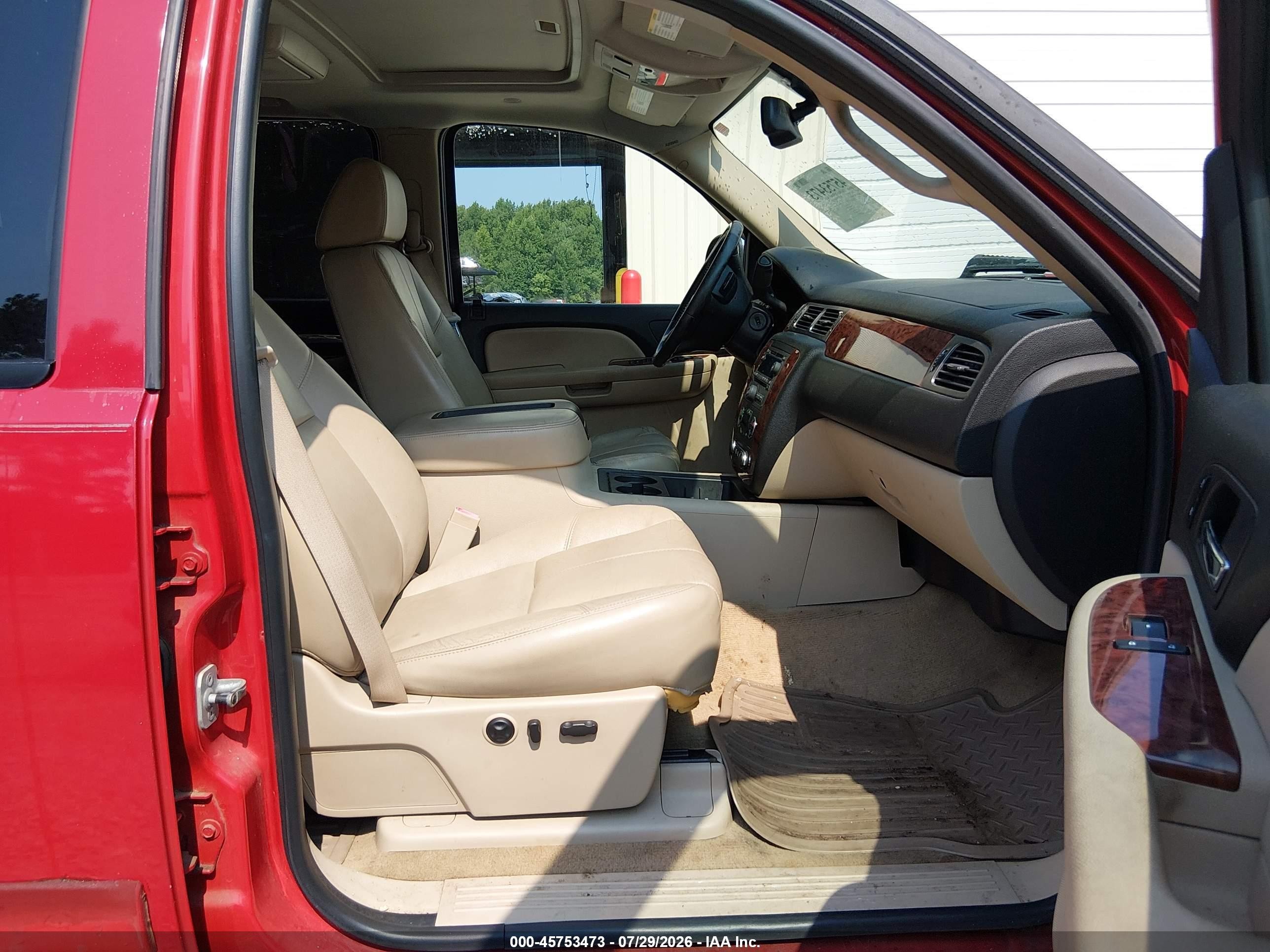 2007 Chevrolet Silverado 1500 Ltz Красный vin: 2GCEK13M771515967