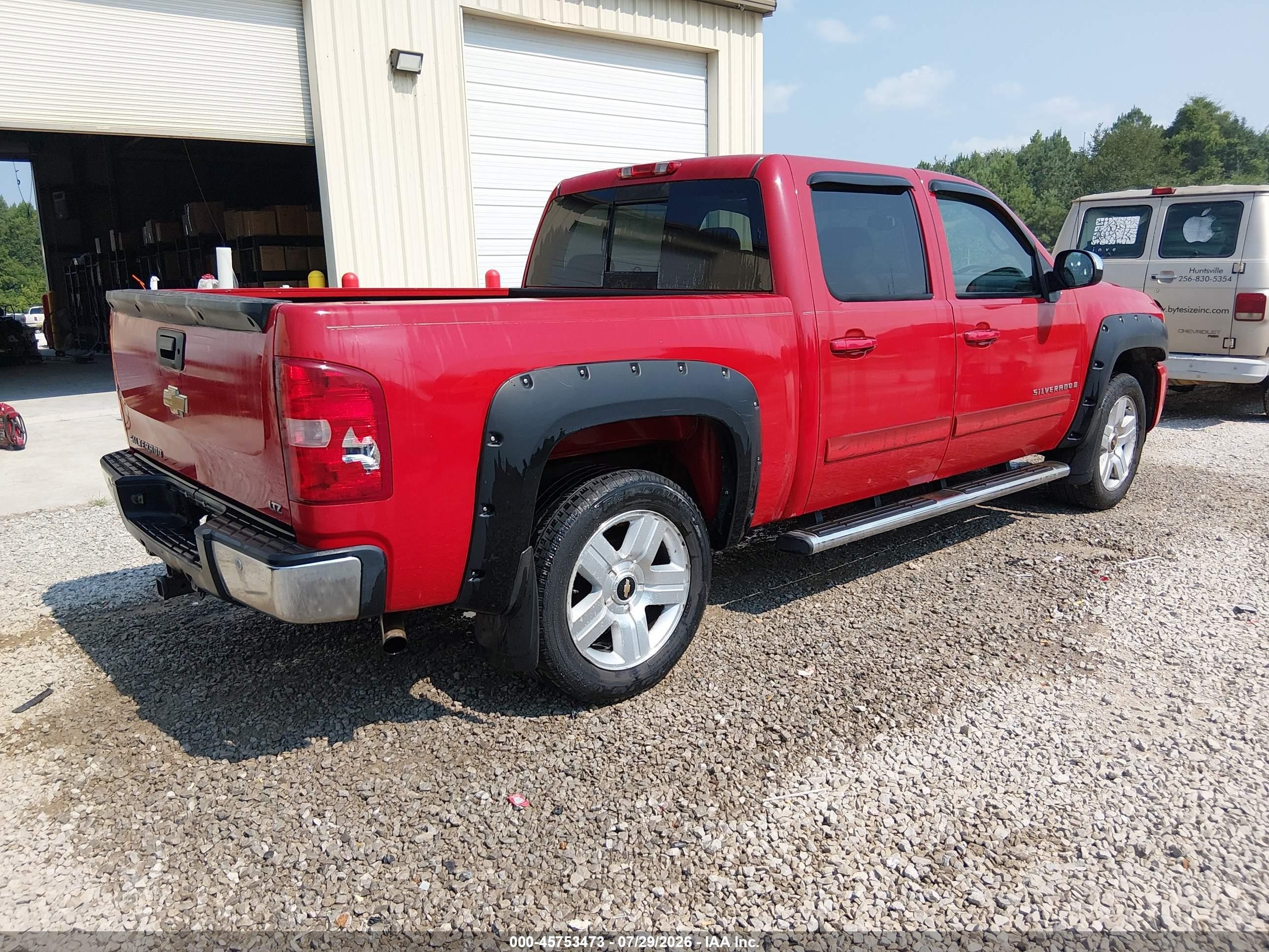 2007 Chevrolet Silverado 1500 Ltz Красный vin: 2GCEK13M771515967