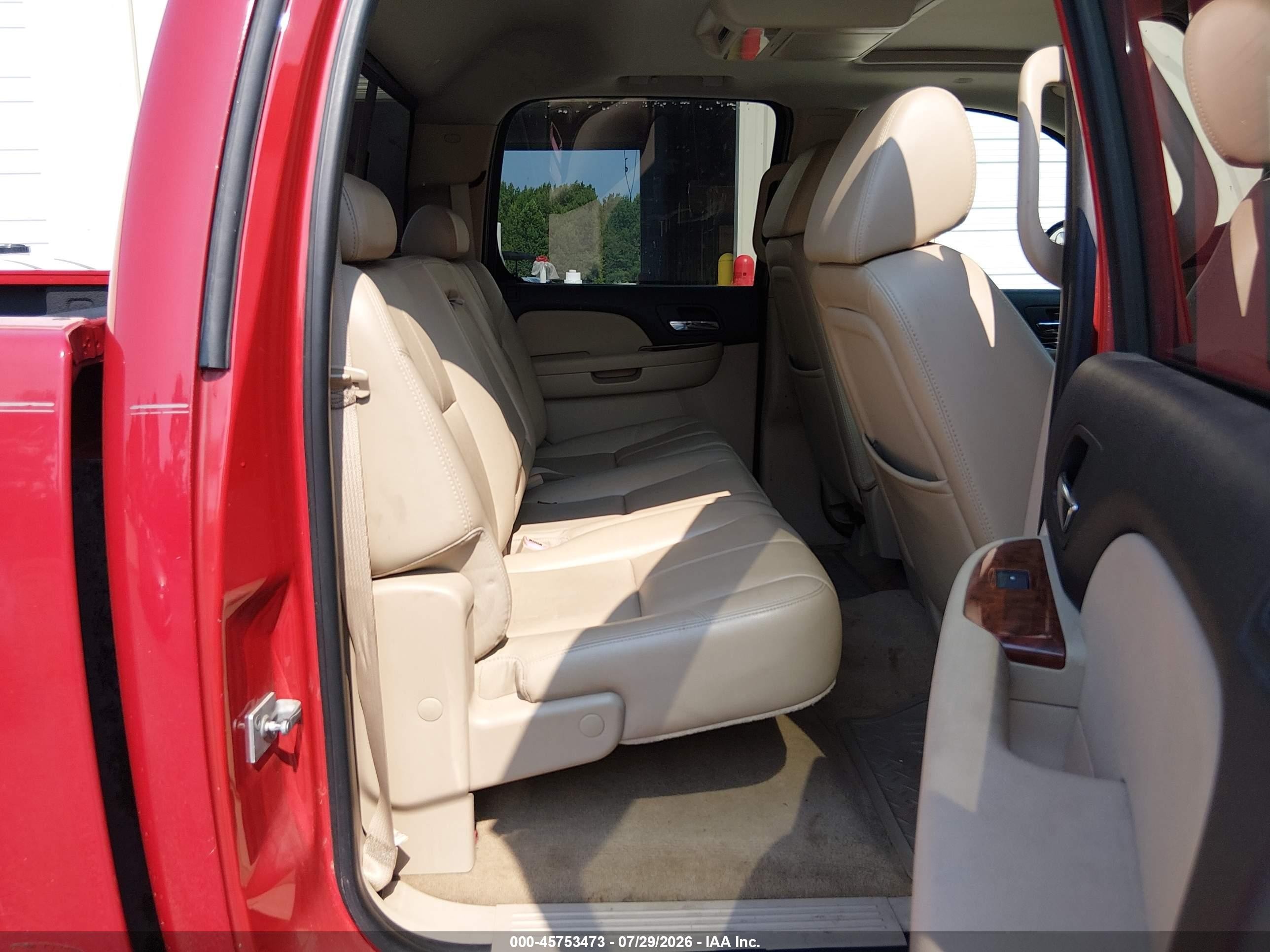 2007 Chevrolet Silverado 1500 Ltz Красный vin: 2GCEK13M771515967
