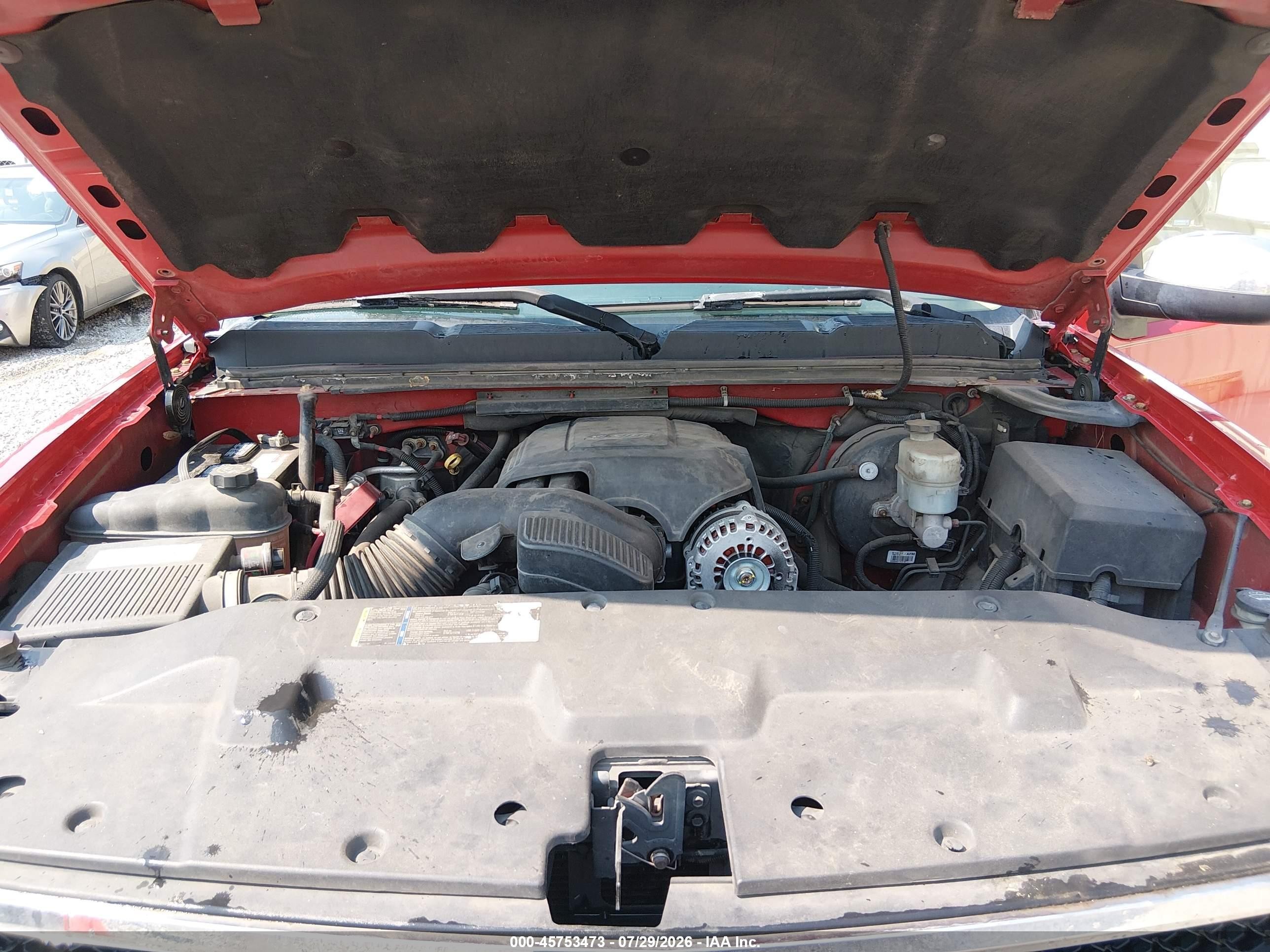 2007 Chevrolet Silverado 1500 Ltz Красный vin: 2GCEK13M771515967