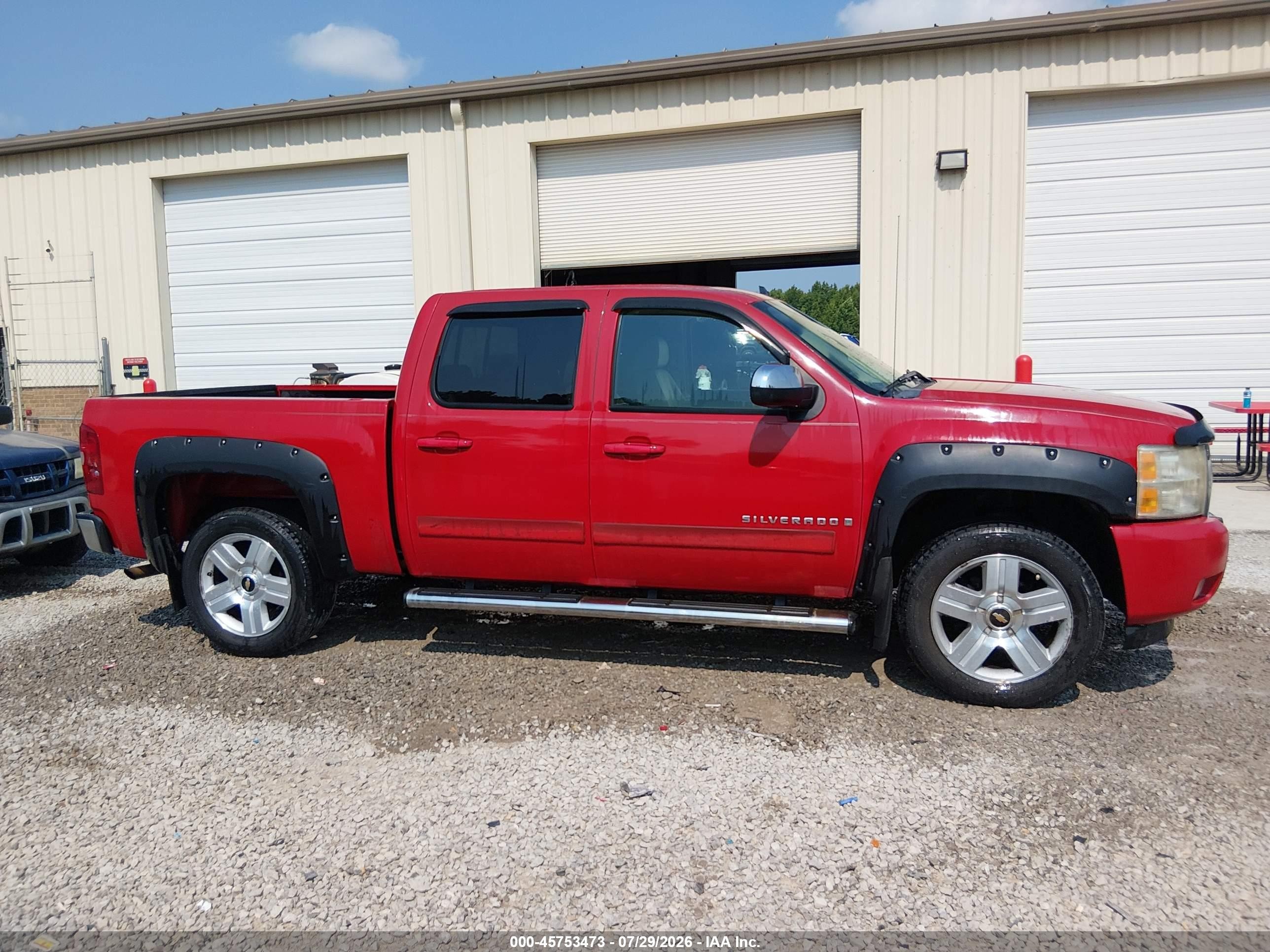 2007 Chevrolet Silverado 1500 Ltz Красный vin: 2GCEK13M771515967