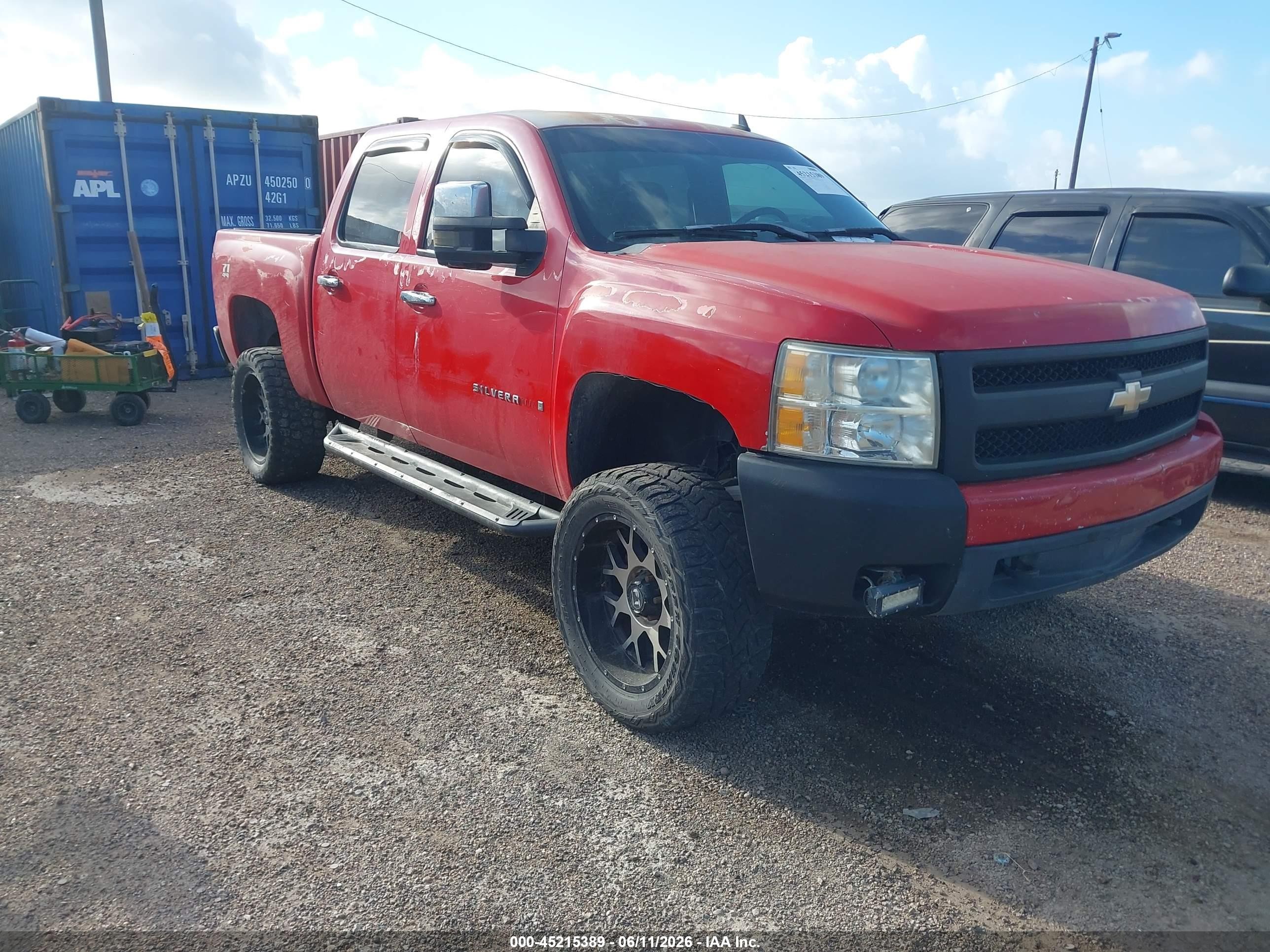 2007 Chevrolet Silverado 1500 Ltz Red vin: 2GCEK13M771524362